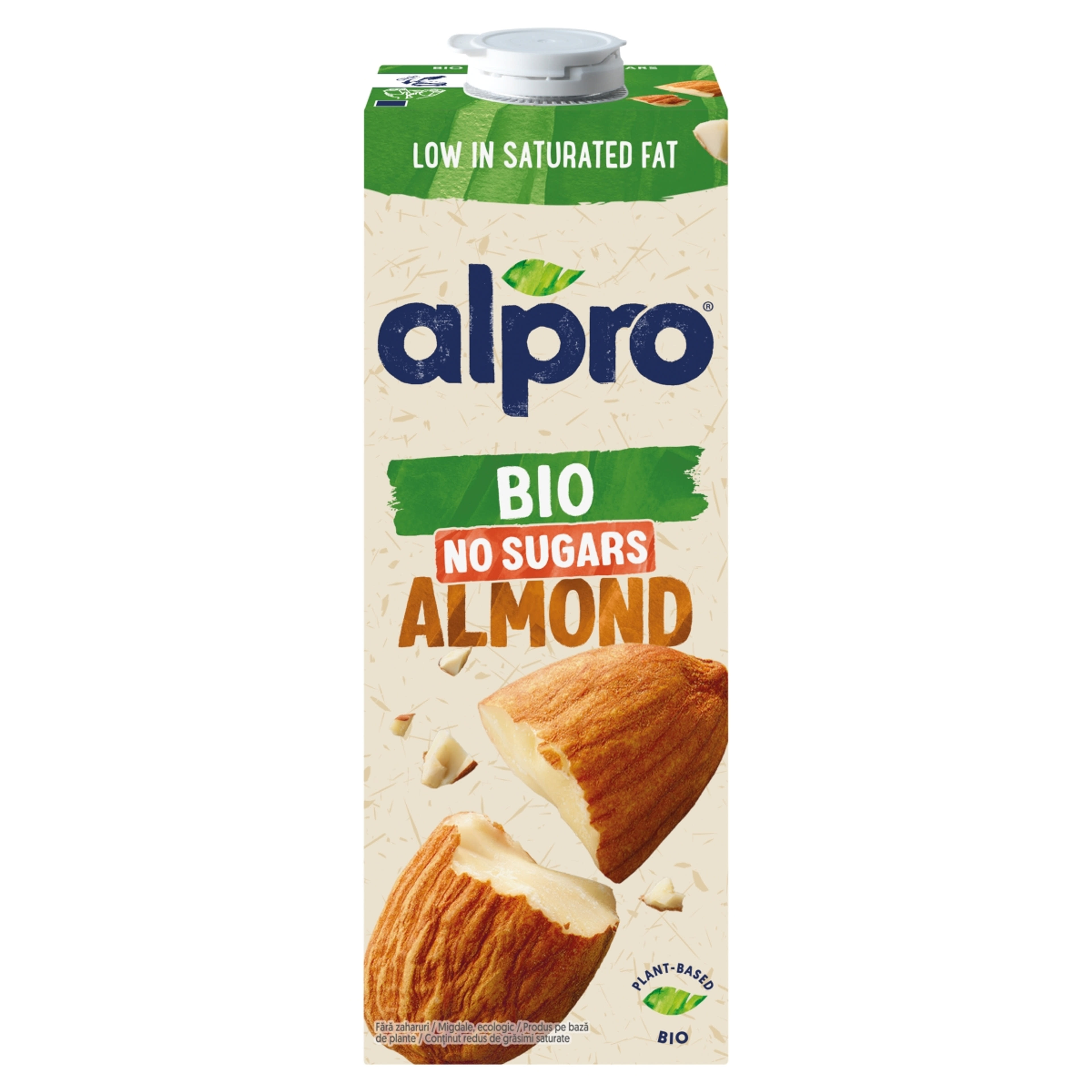 Alpro Bio cukormentes mandulaital - 1 l