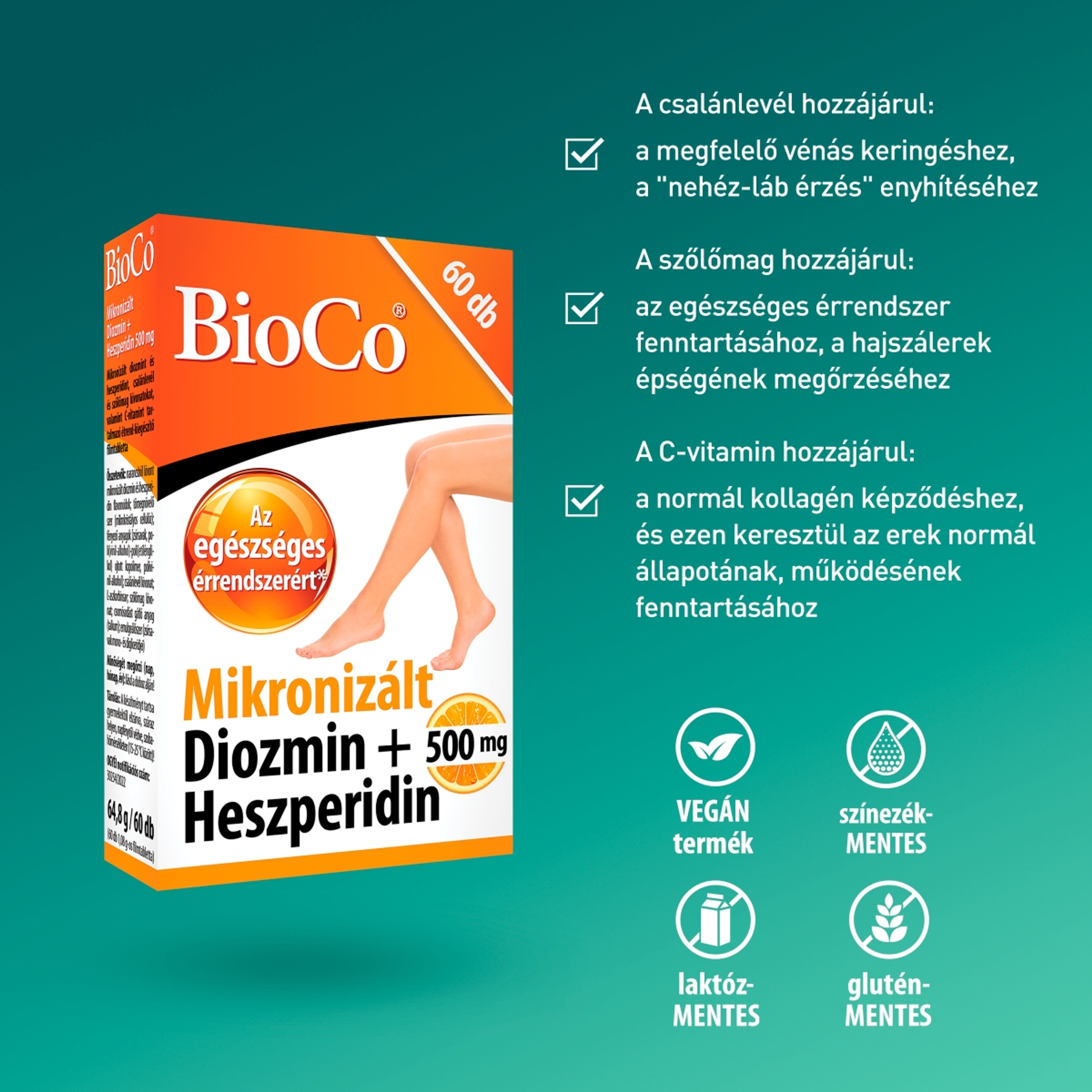 Bioco Mikronizalt Diozmin+Heszperidin - 60 db-4