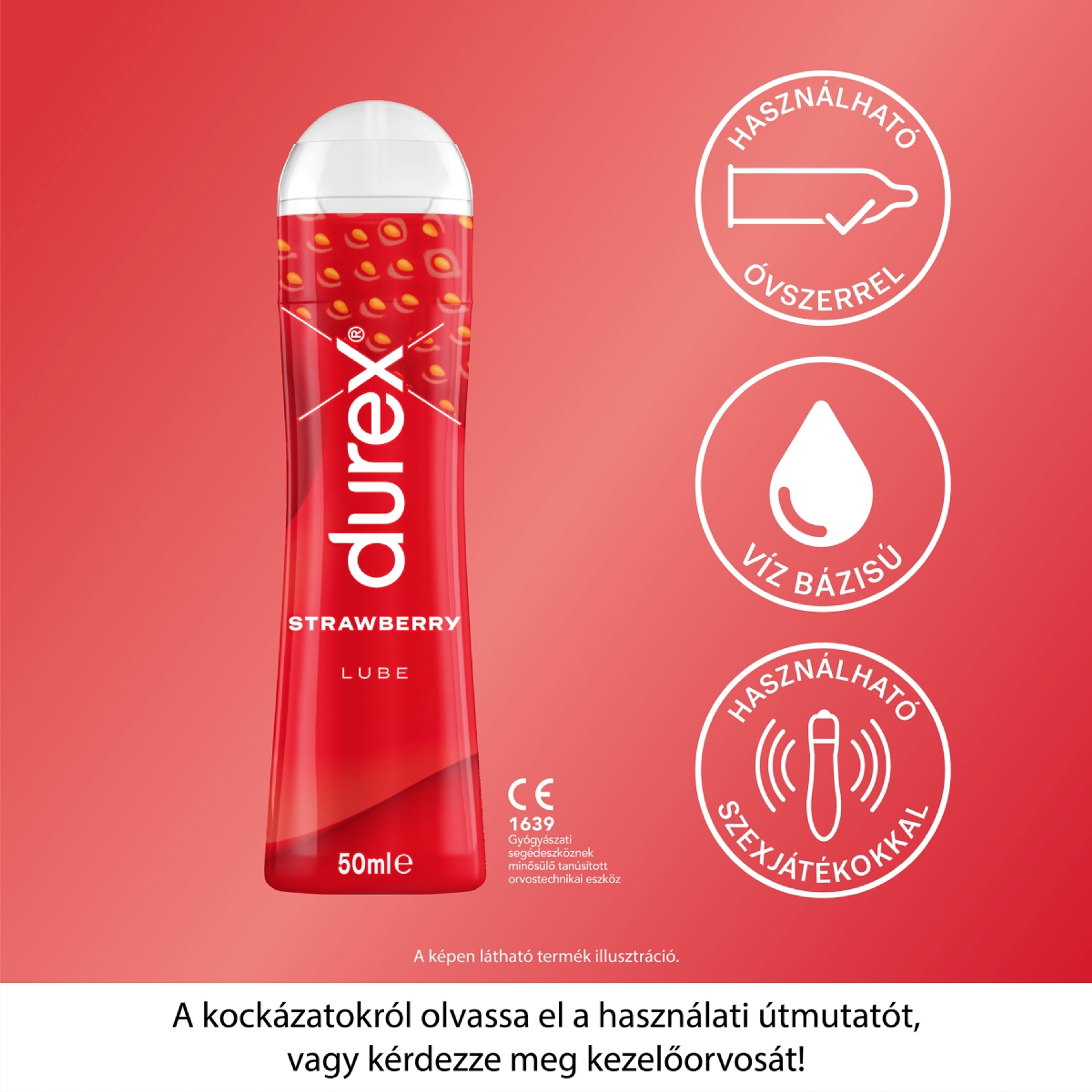 Durex Strawberry síkosító gél - 50 ml-3