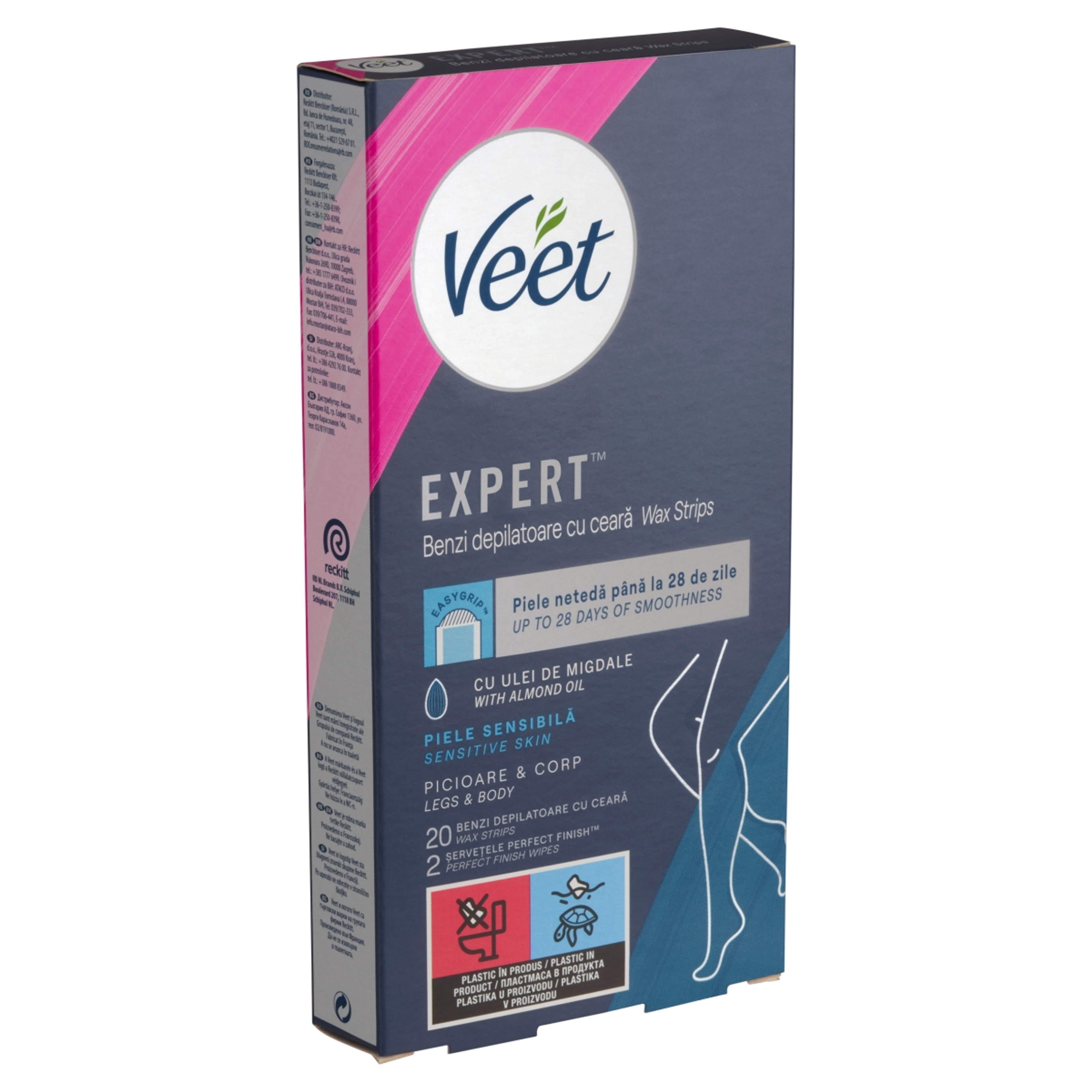 Veet Expert gyantaszalagok lábra és testre - 20 db-2