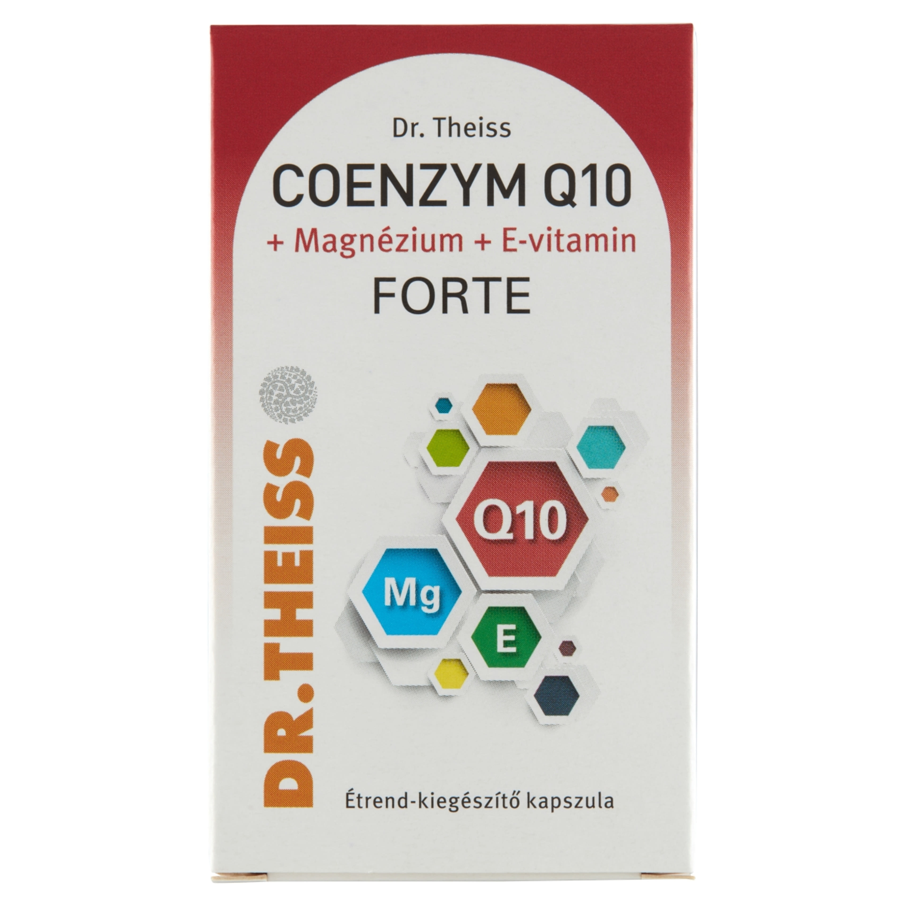 Dr.Theiss Coenzym Q10+Mg3E-Vitamin Étrend-Kiegészítő Kapszula - 60 db