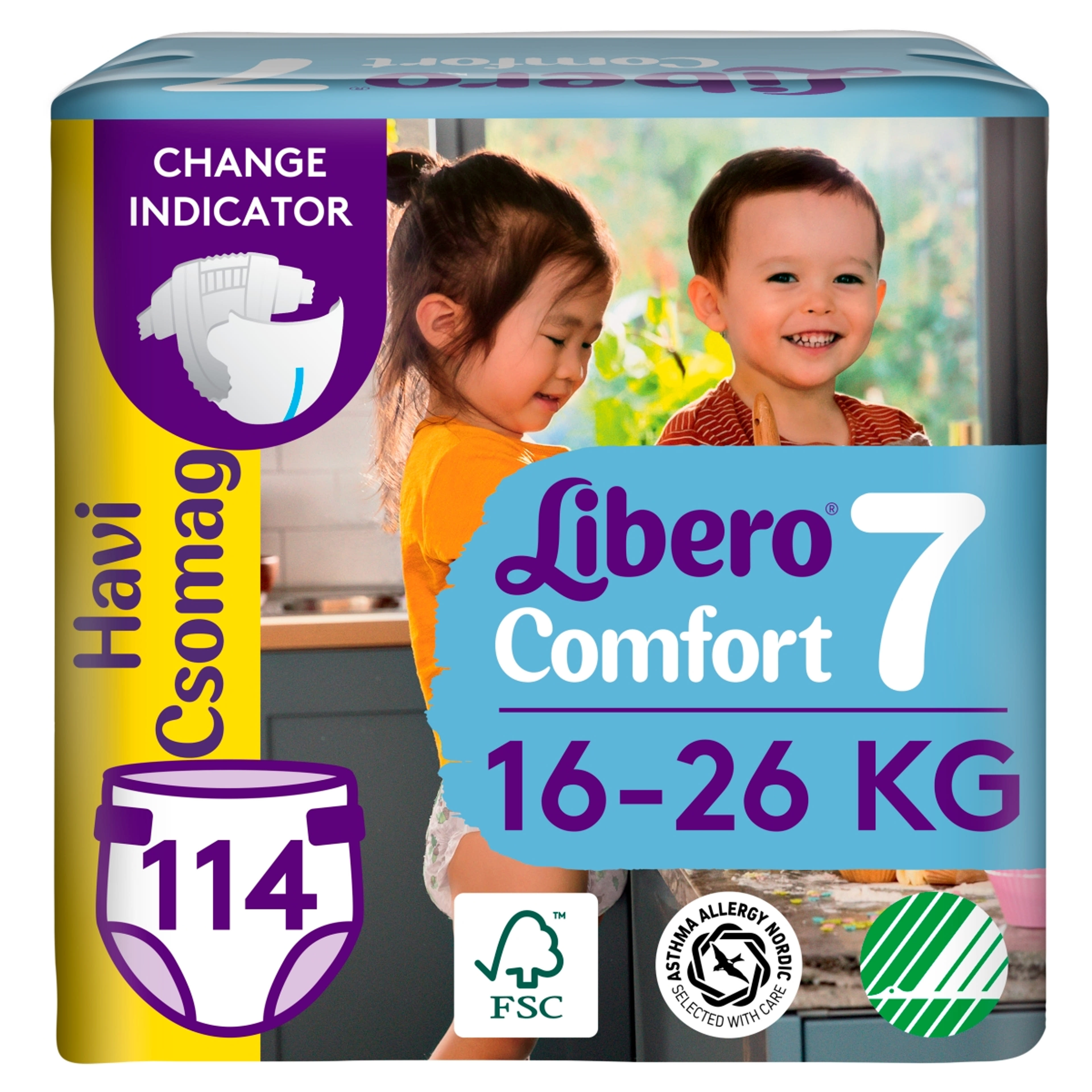 Libero Comfort nadrágpelenka 7-es 16-26 kg - 114 db