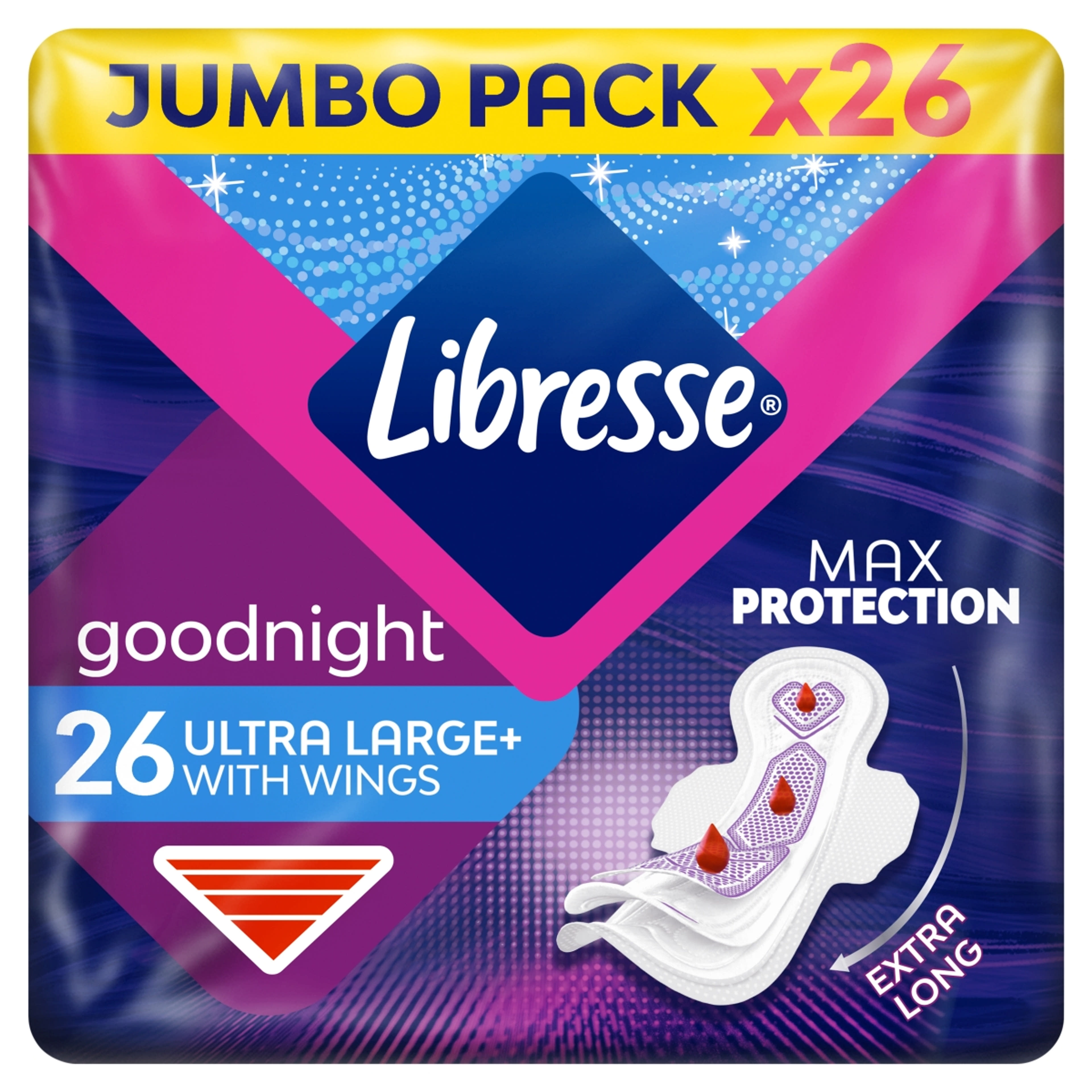 Libresse Ultra Large+ éjszakai egészségügyi betét - 26 db-8