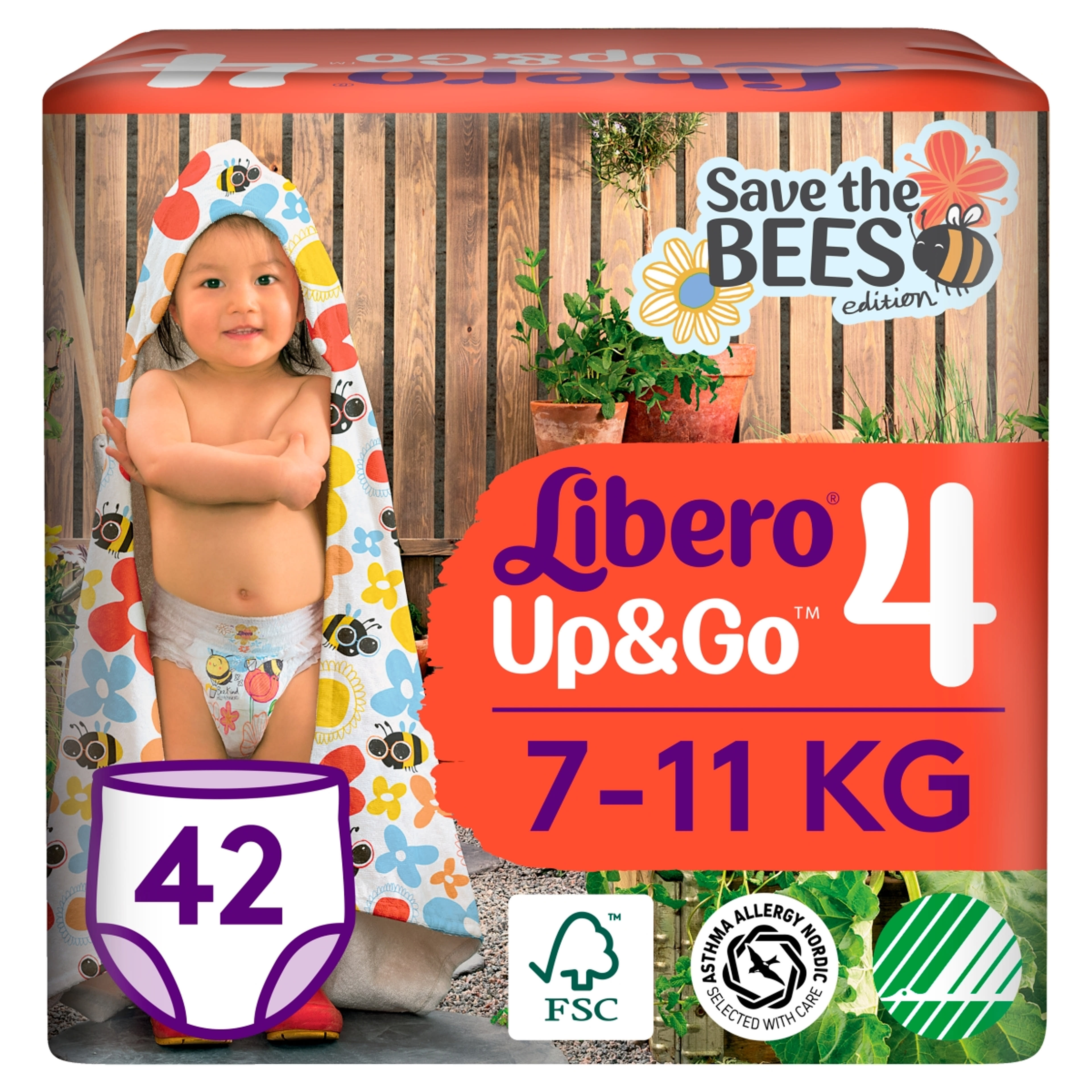 Libero Up&Go bugyipelenka, 4,-es 7-11 kg - 42 db-6