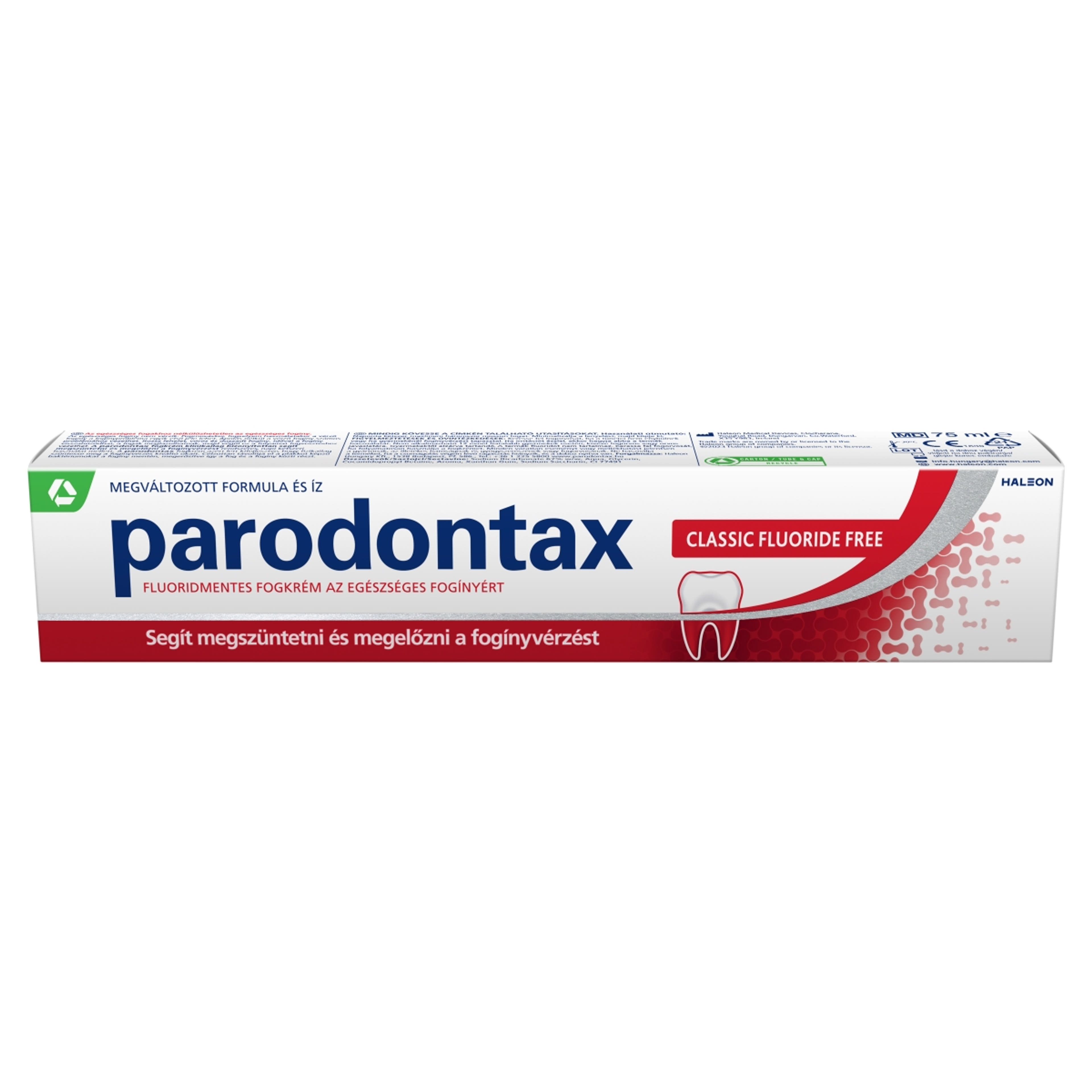 Parodontax Classic Flouridmentes fogkrém - 75 ml