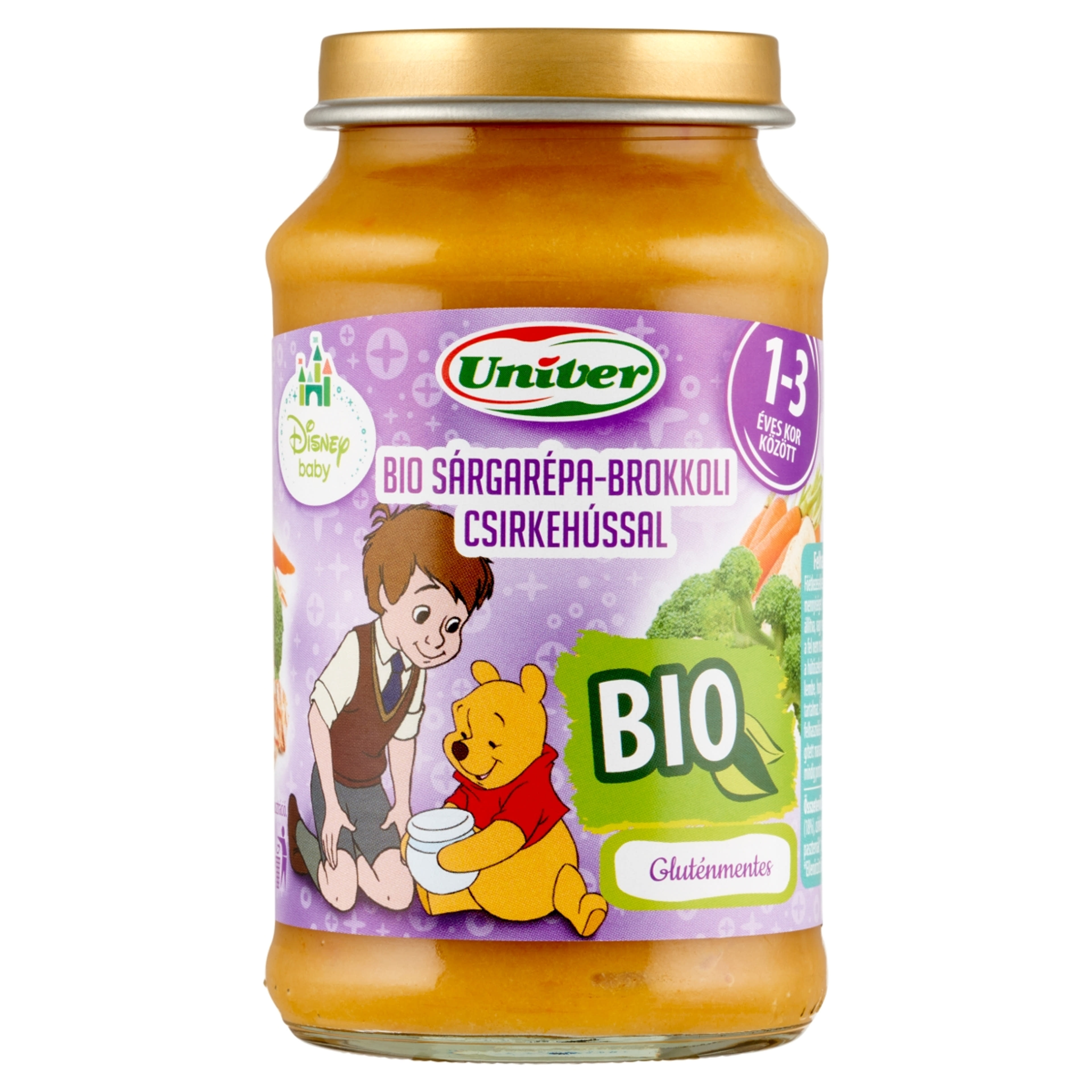 Univer Bébiétel Junior Sárgarépa Brokkoli Csirkehússal 1-3 Éves korig - 220 g