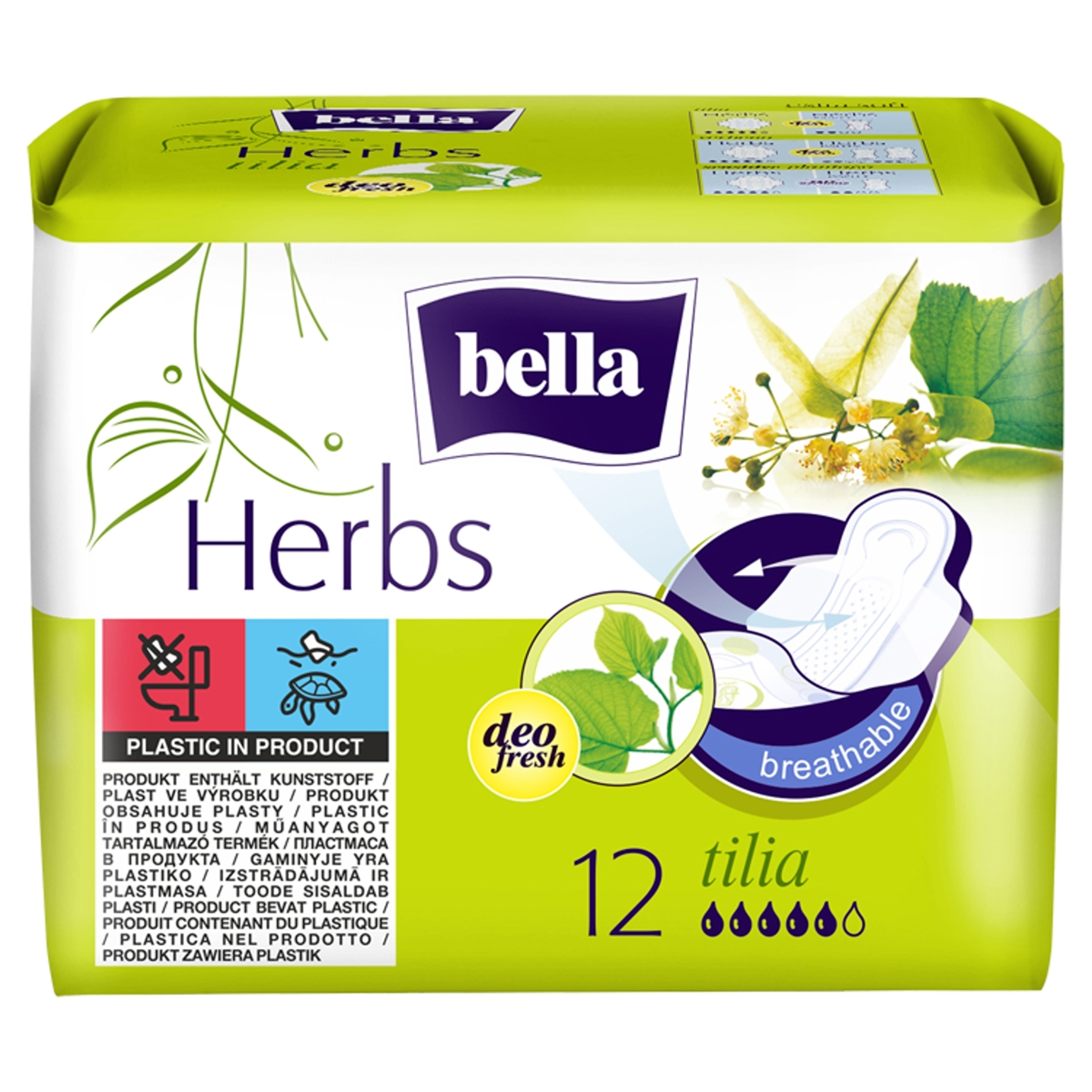 Bella Herbs Tilia egészségügyi betét - 12 db-1