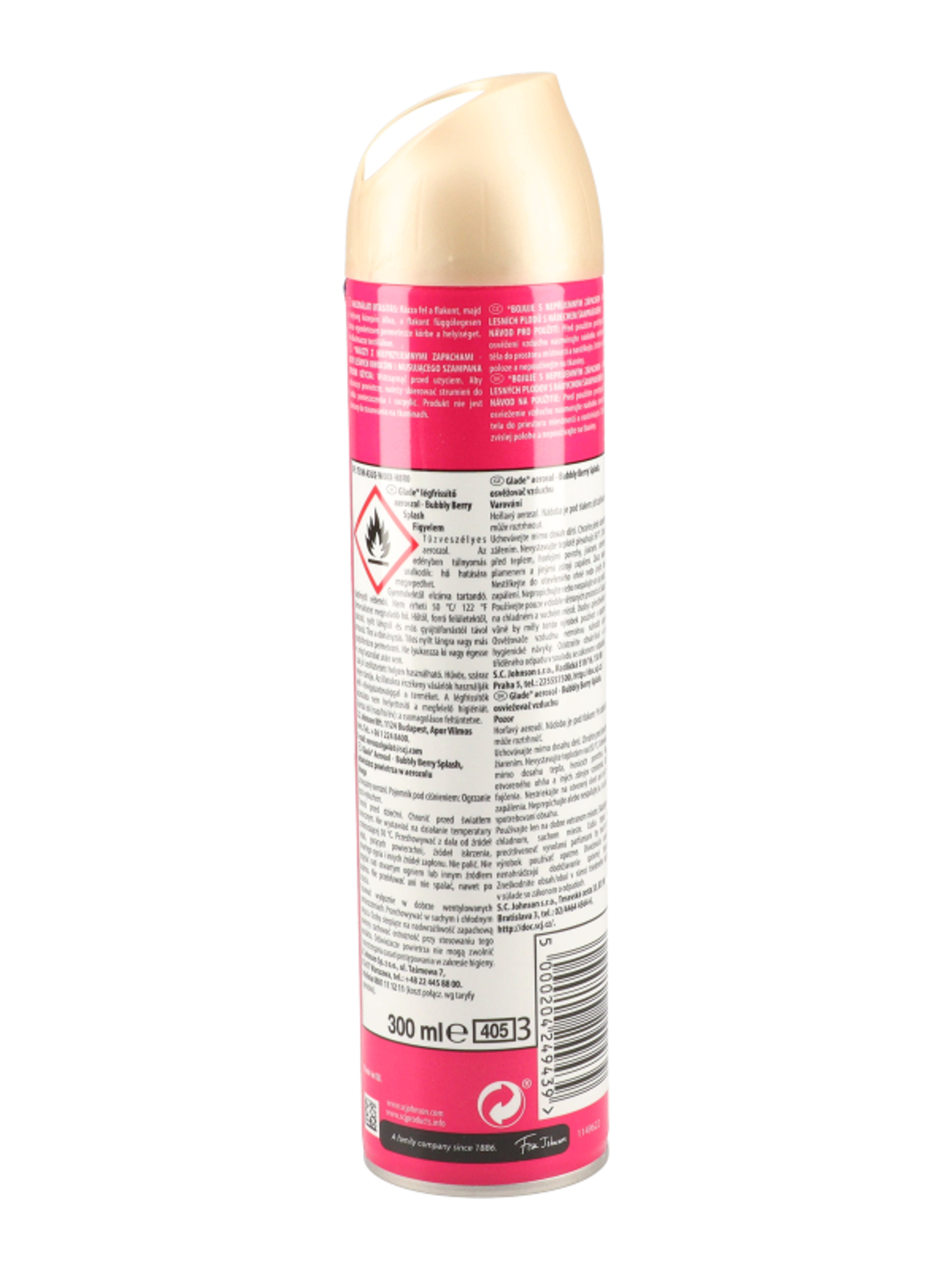 Glade légfrissítő aeroszol, Bubbly Berry Splash - 300 ml-5