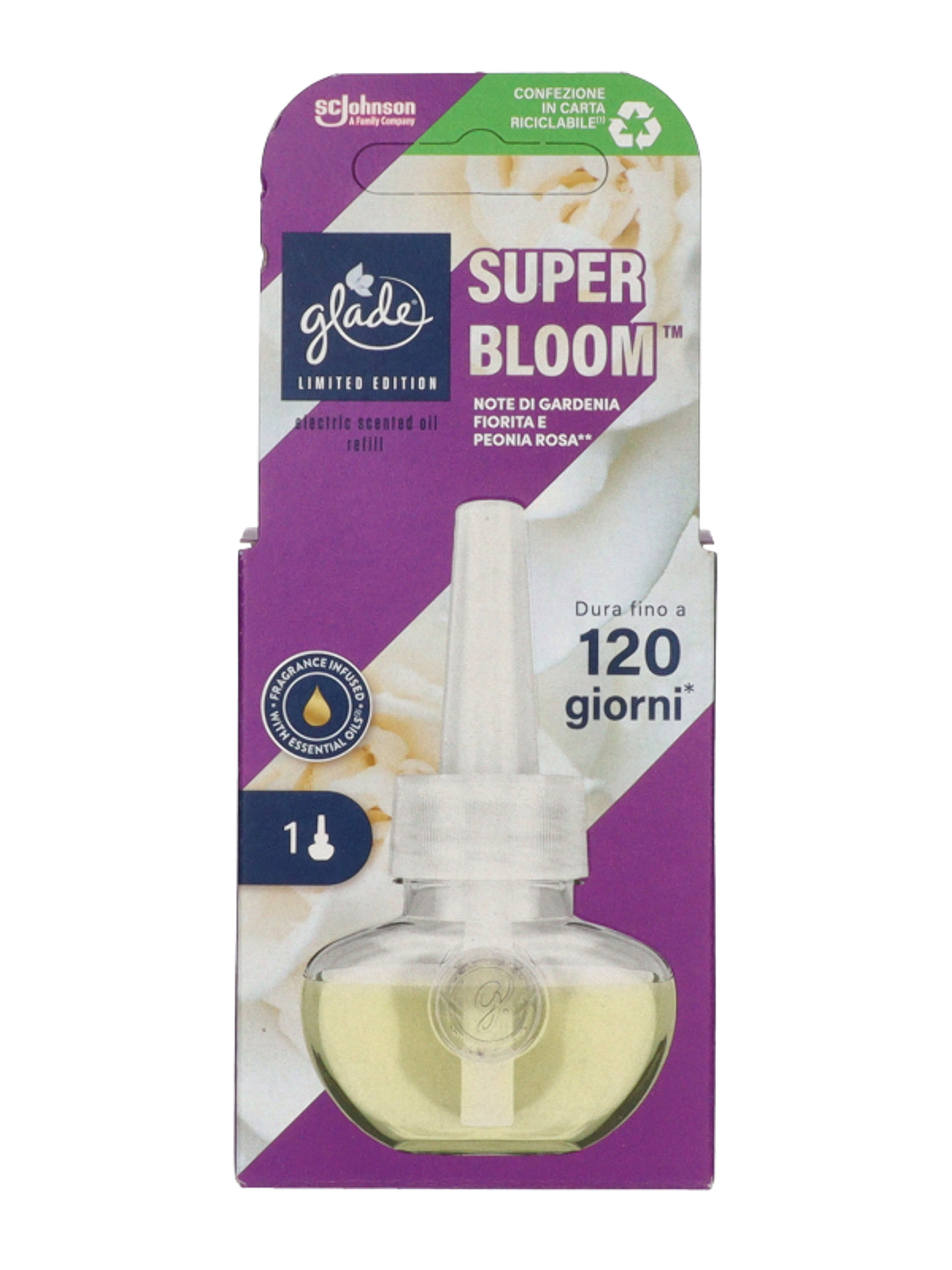 Glade Super Bloom elektromos légfrissítő utántöltő - 20 ml