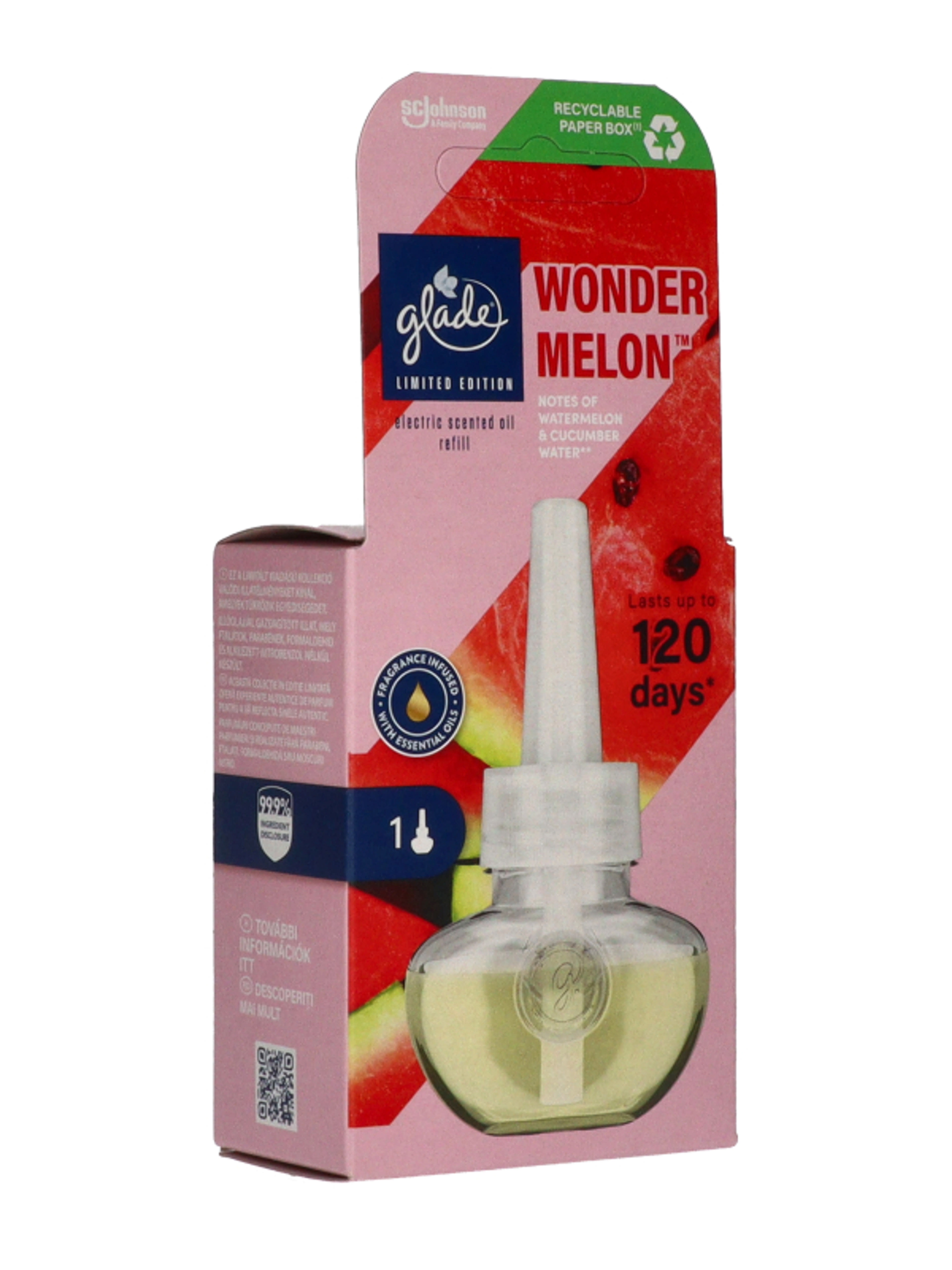 Glade Wonder Melon elektromos legfrissítő utántöltő - 20 ml-5