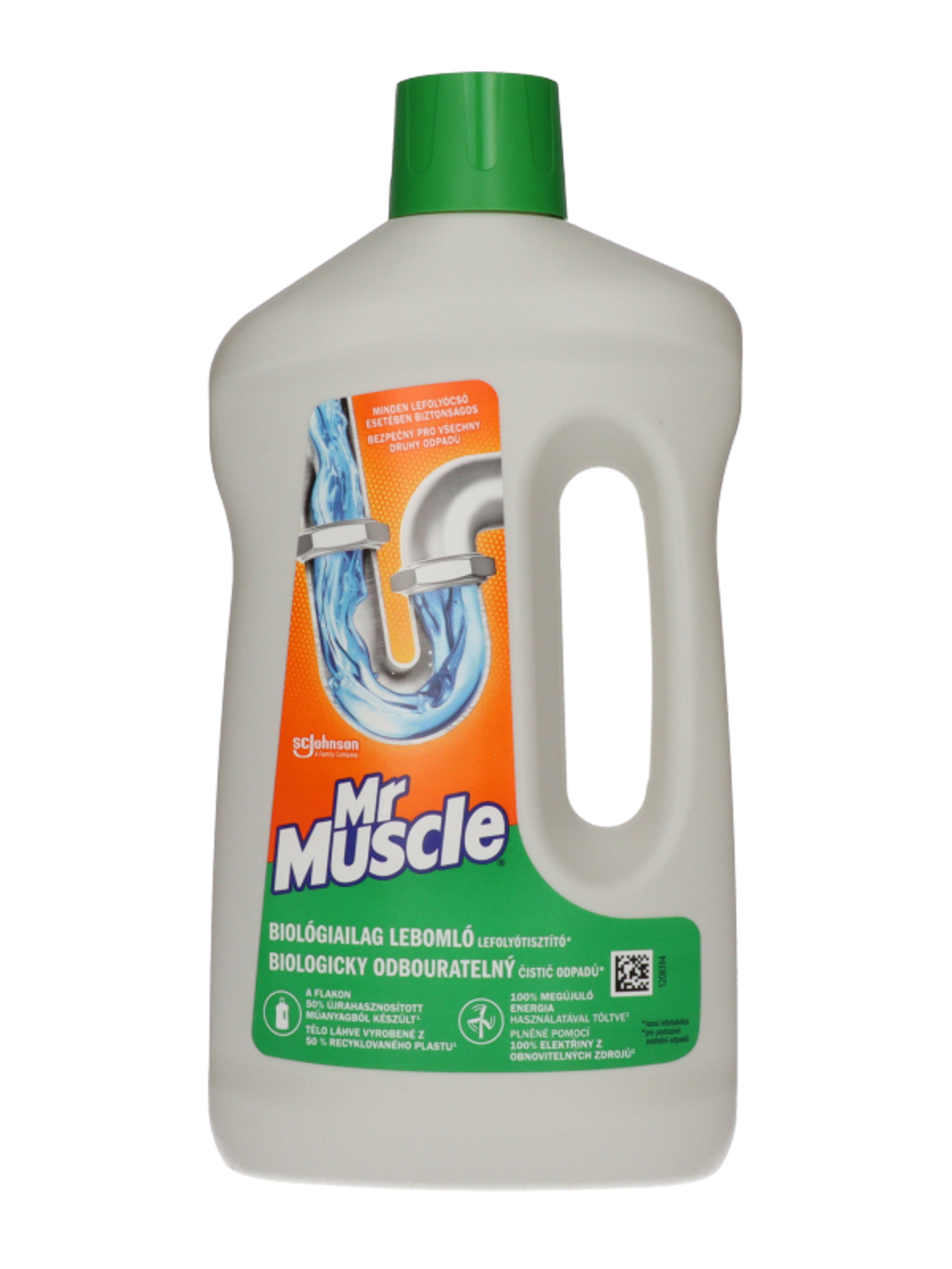 Mr Muscle biológiailag lebomló lefolyótisztító gél - 750 ml