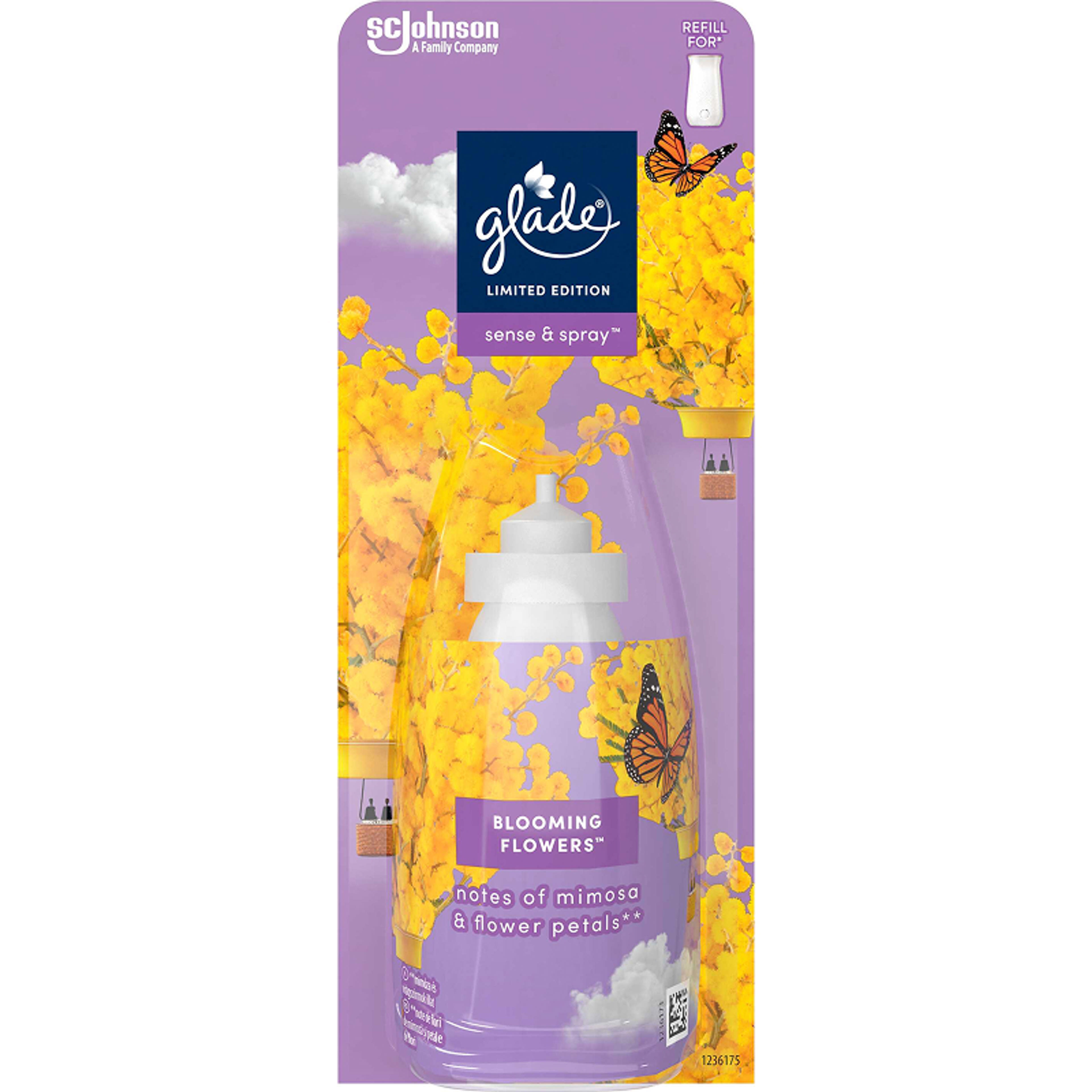 Glade Sense & Spray Blooming Flowers automata légfrissítő készülék utántöltő - 18 ml-2