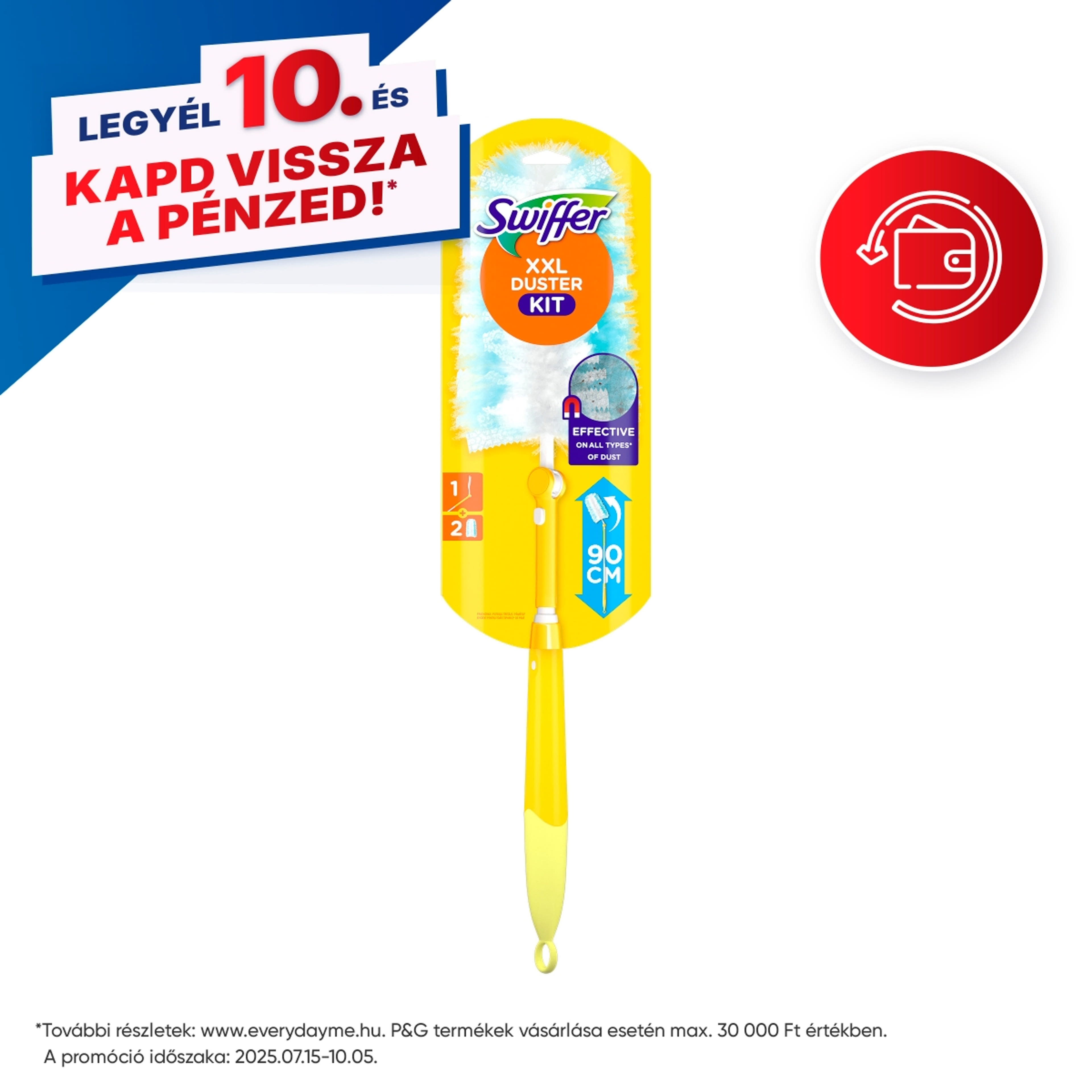 Swiffer Duster kezdőszett XXL+2 db - 1 db