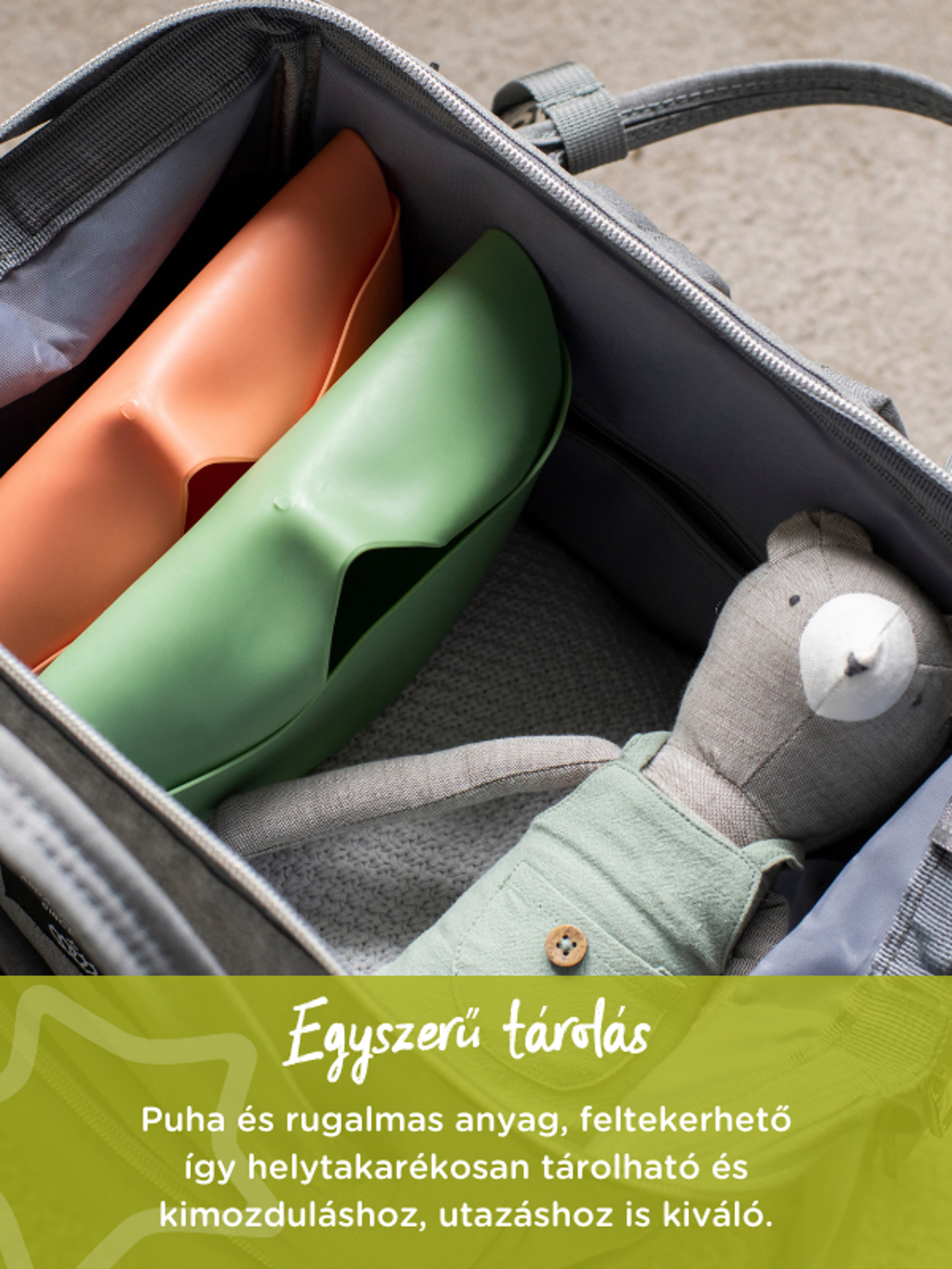 Tommee Tippee Műanyag Etető Előke 7 Hónapos Kortól - 1 db-5