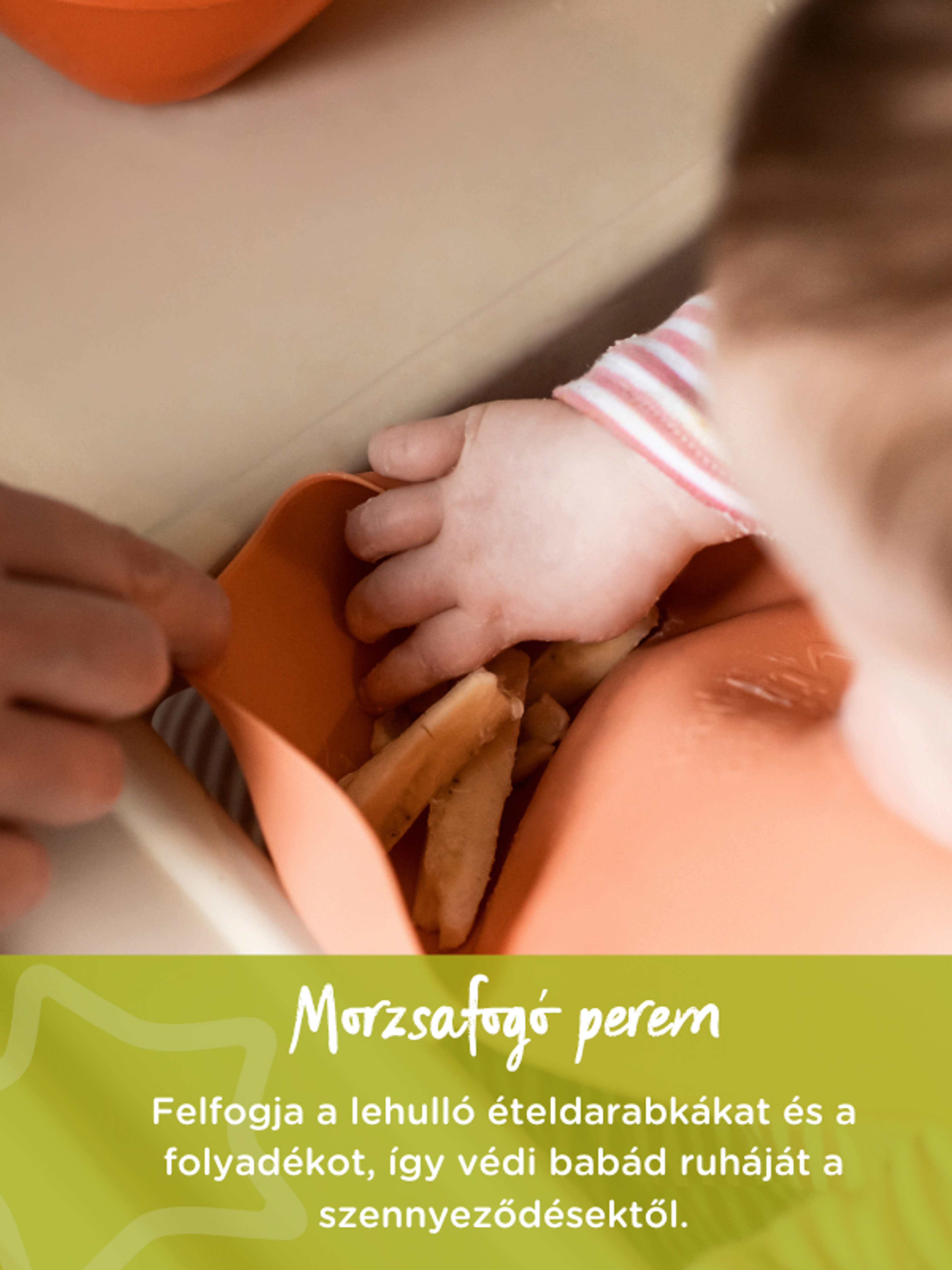 Tommee Tippee Műanyag Etető Előke 7 Hónapos Kortól - 1 db-6
