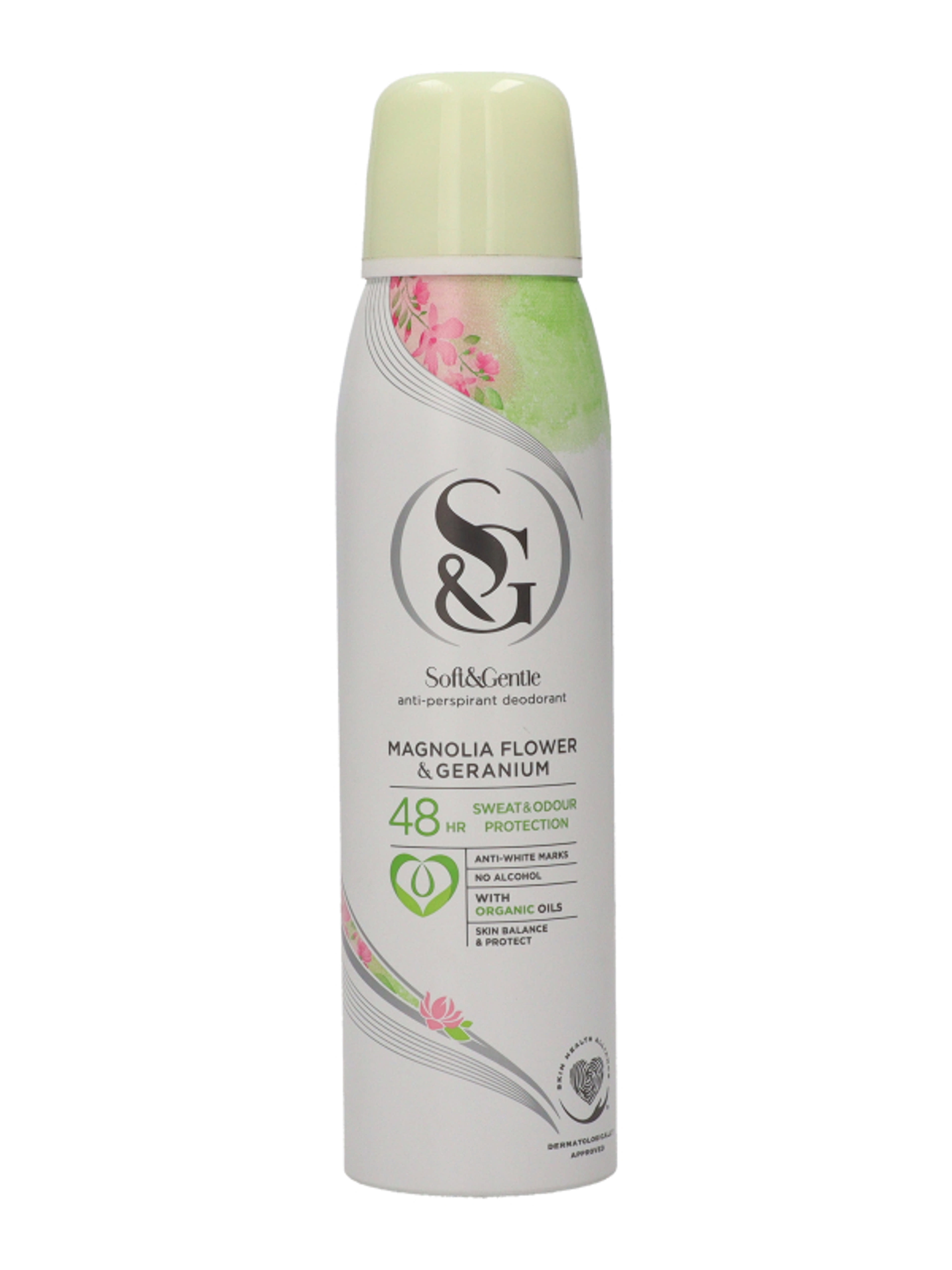 Soft&Gentle Skin Protect dezodor, magnólia és geránium - 150 ml-2