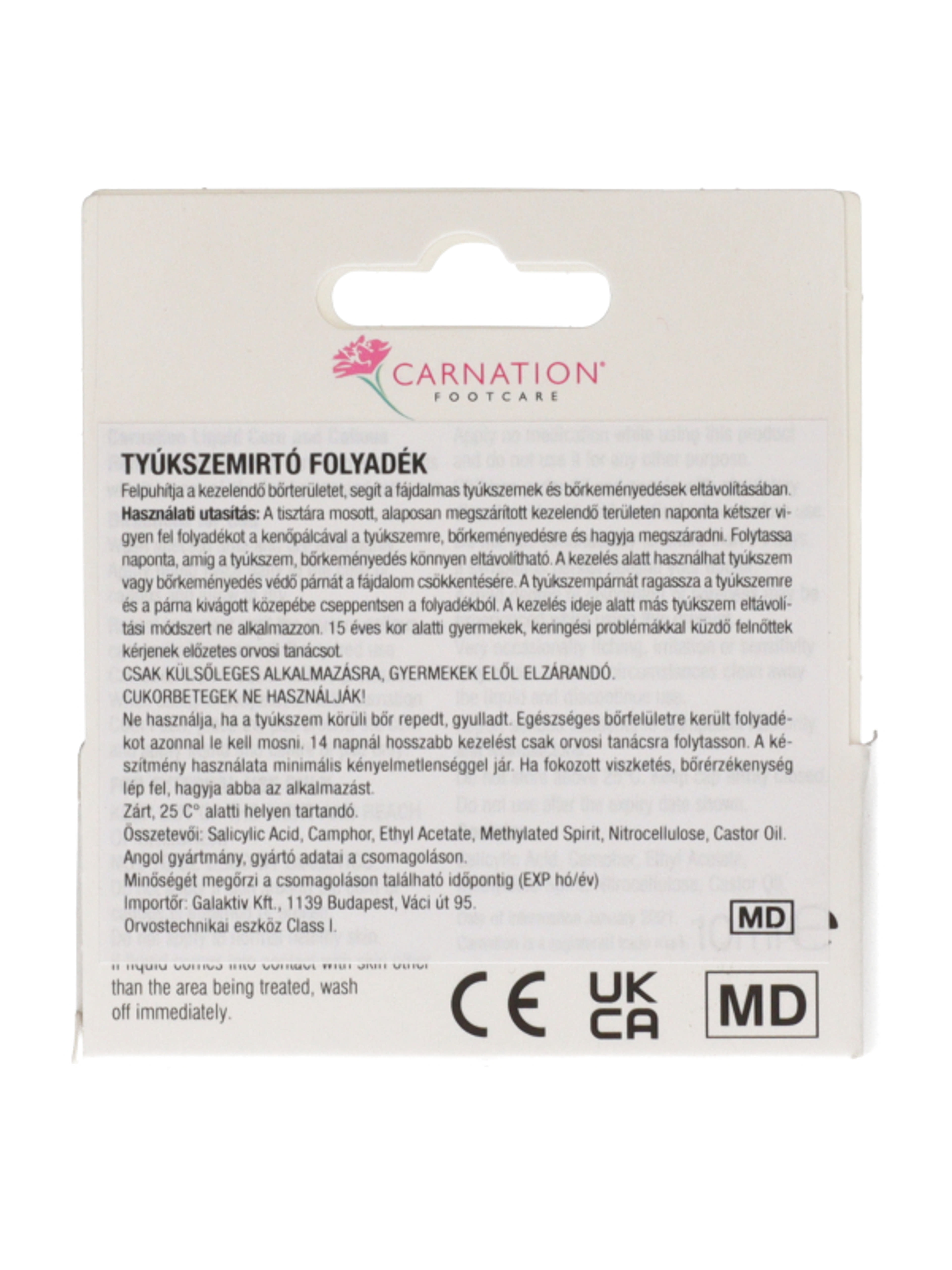 Carnation tyúkszemírtó folyadék - 10 ml-3