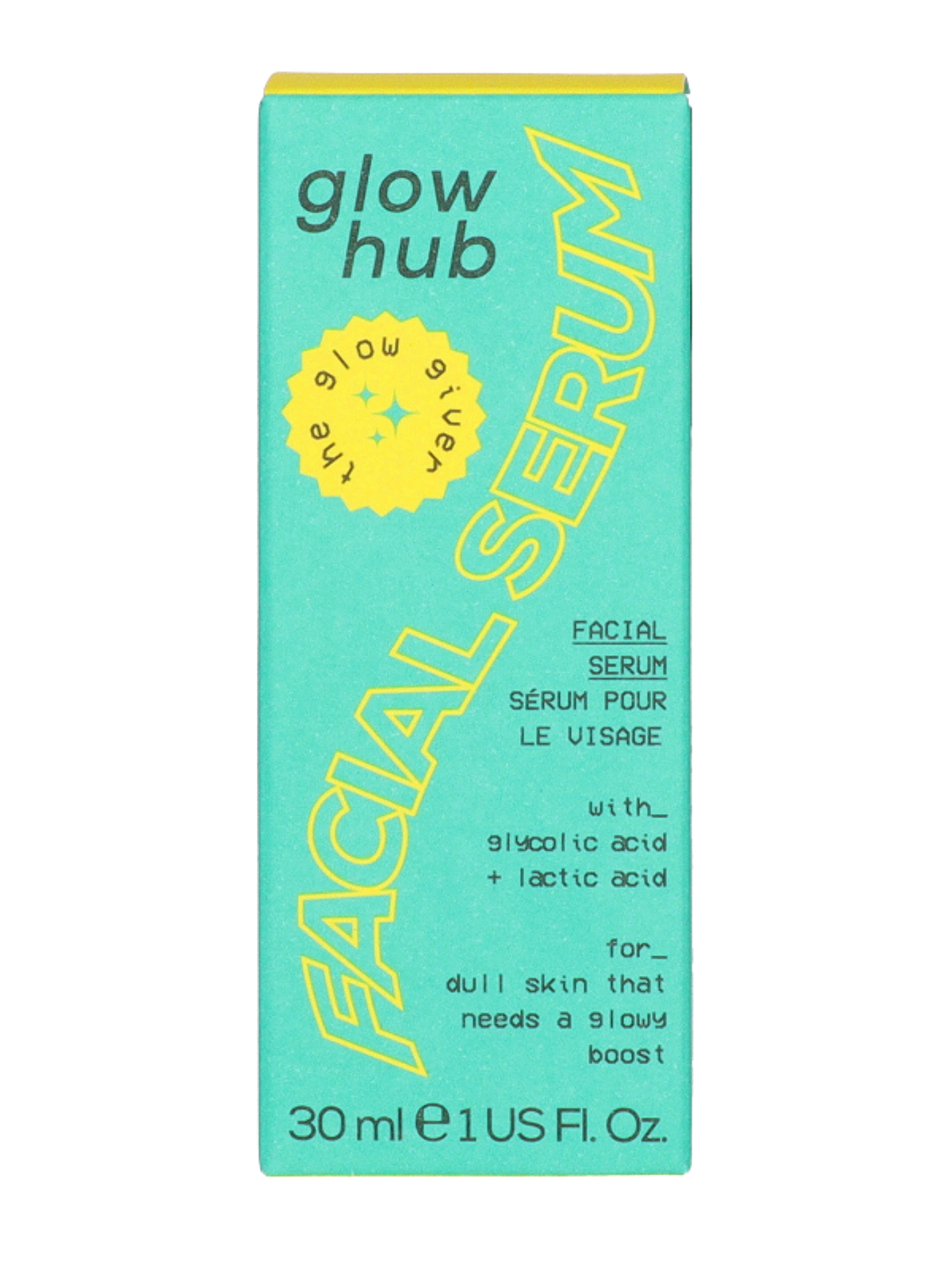 Glow Hub The Glow Giver ragyogástfokozó hámlasztó szérum - 131 g
