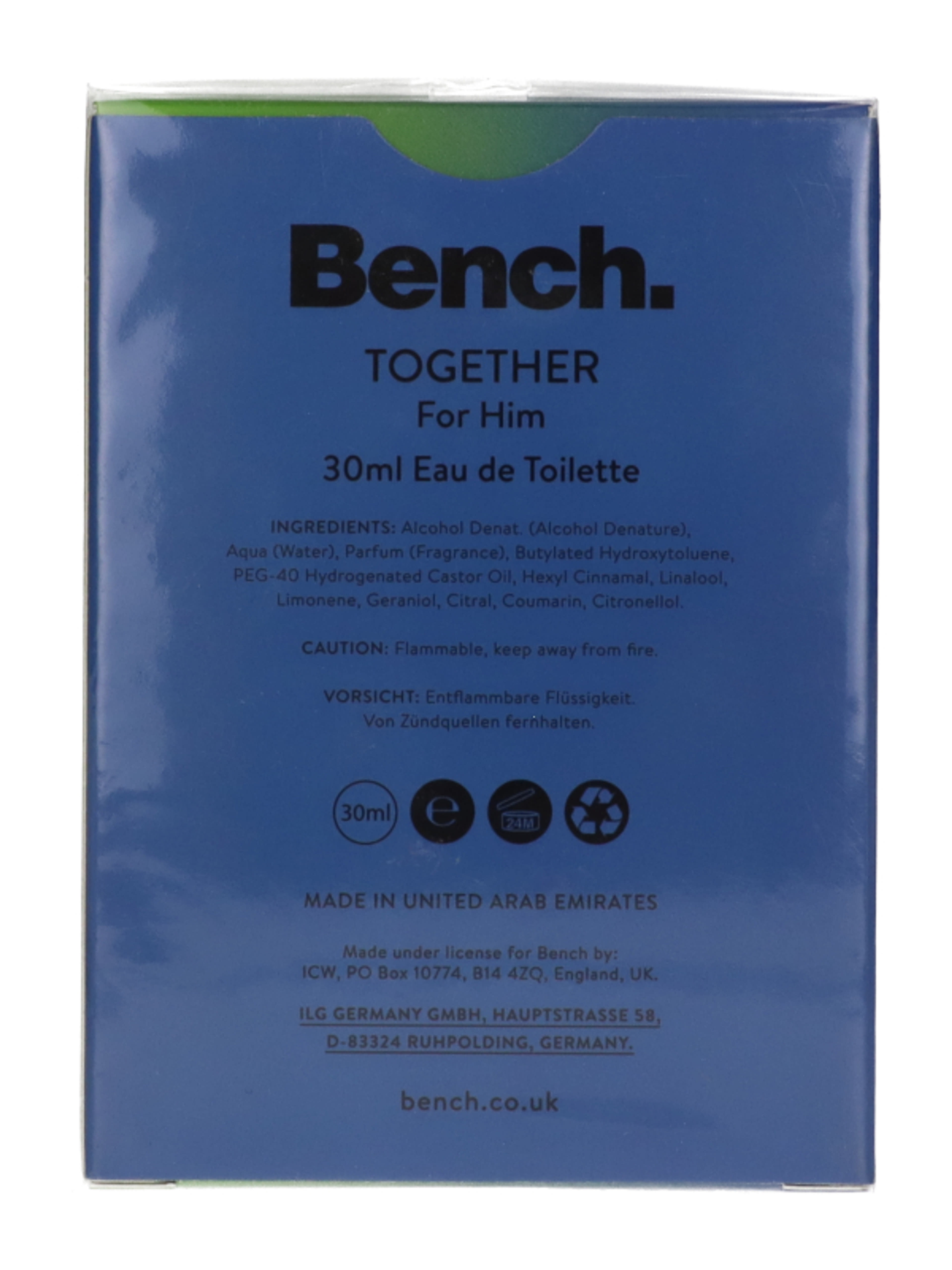 Bench Together férfi Eau de Toilette - 30 ml-3