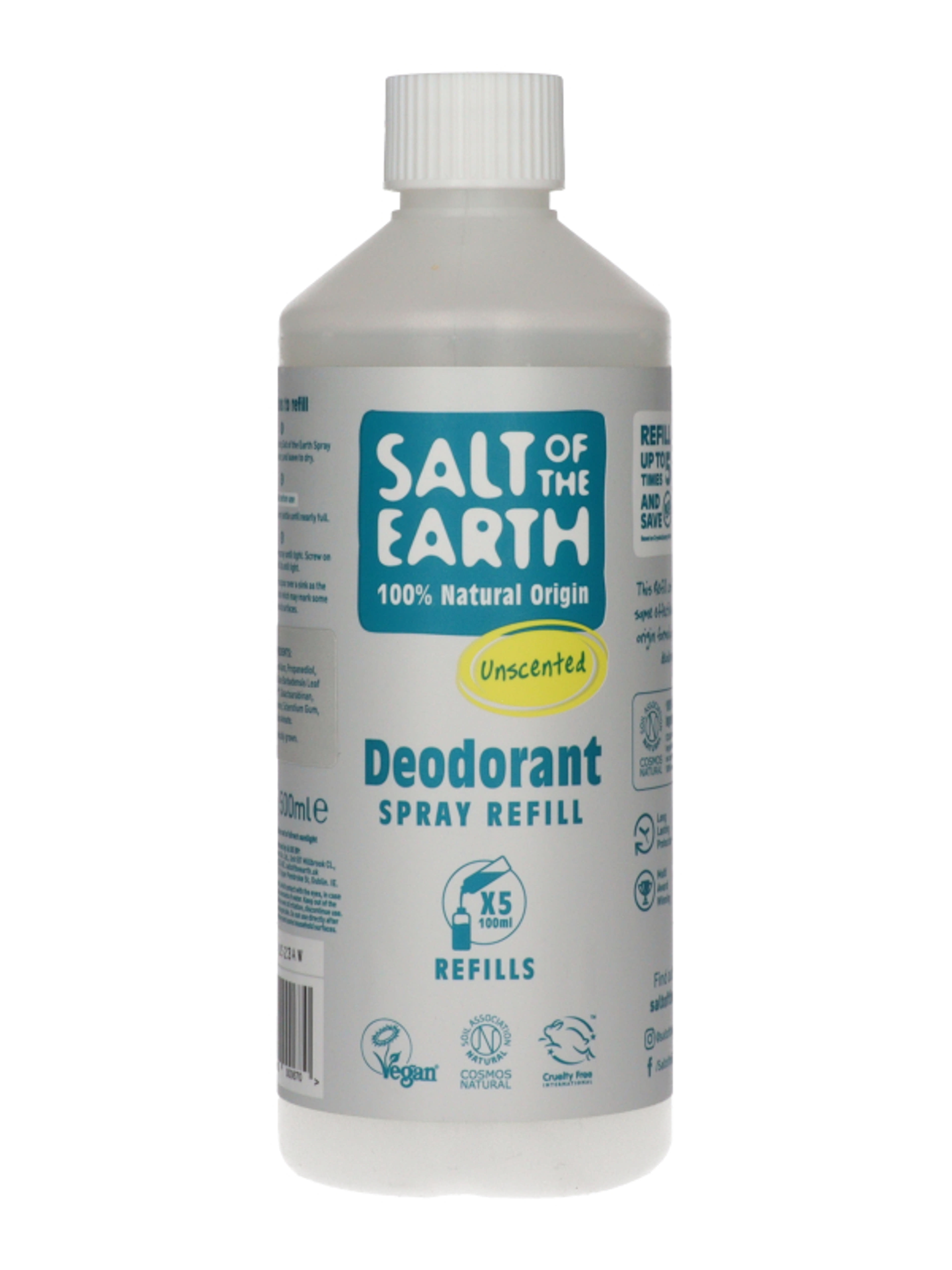 Salt Of The Earth deo spray utántöltő illatanyagmentes - 500 ml