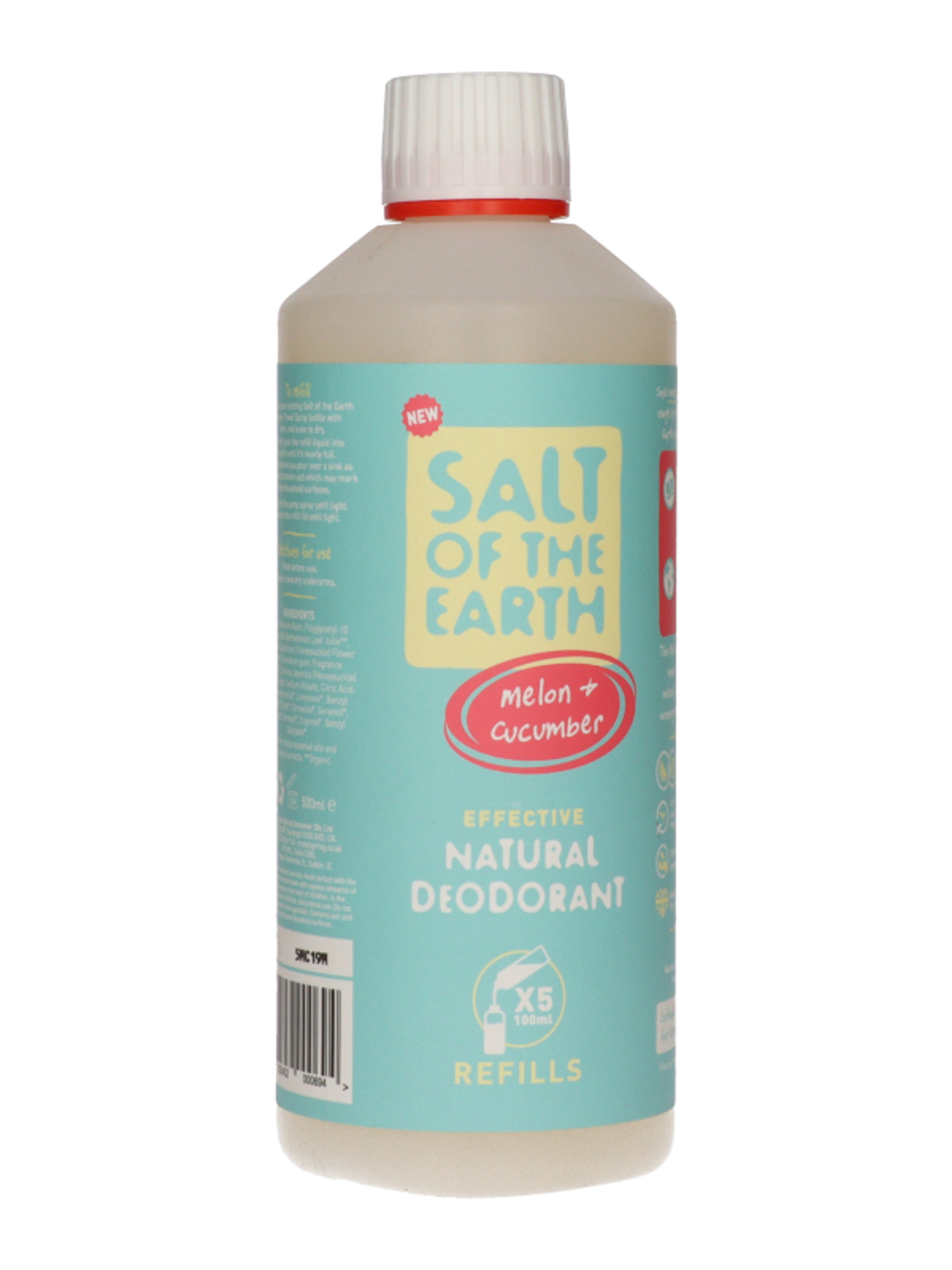 Salt Of The Earth deo spray utántöltő dinnye-uborka - 500 ml