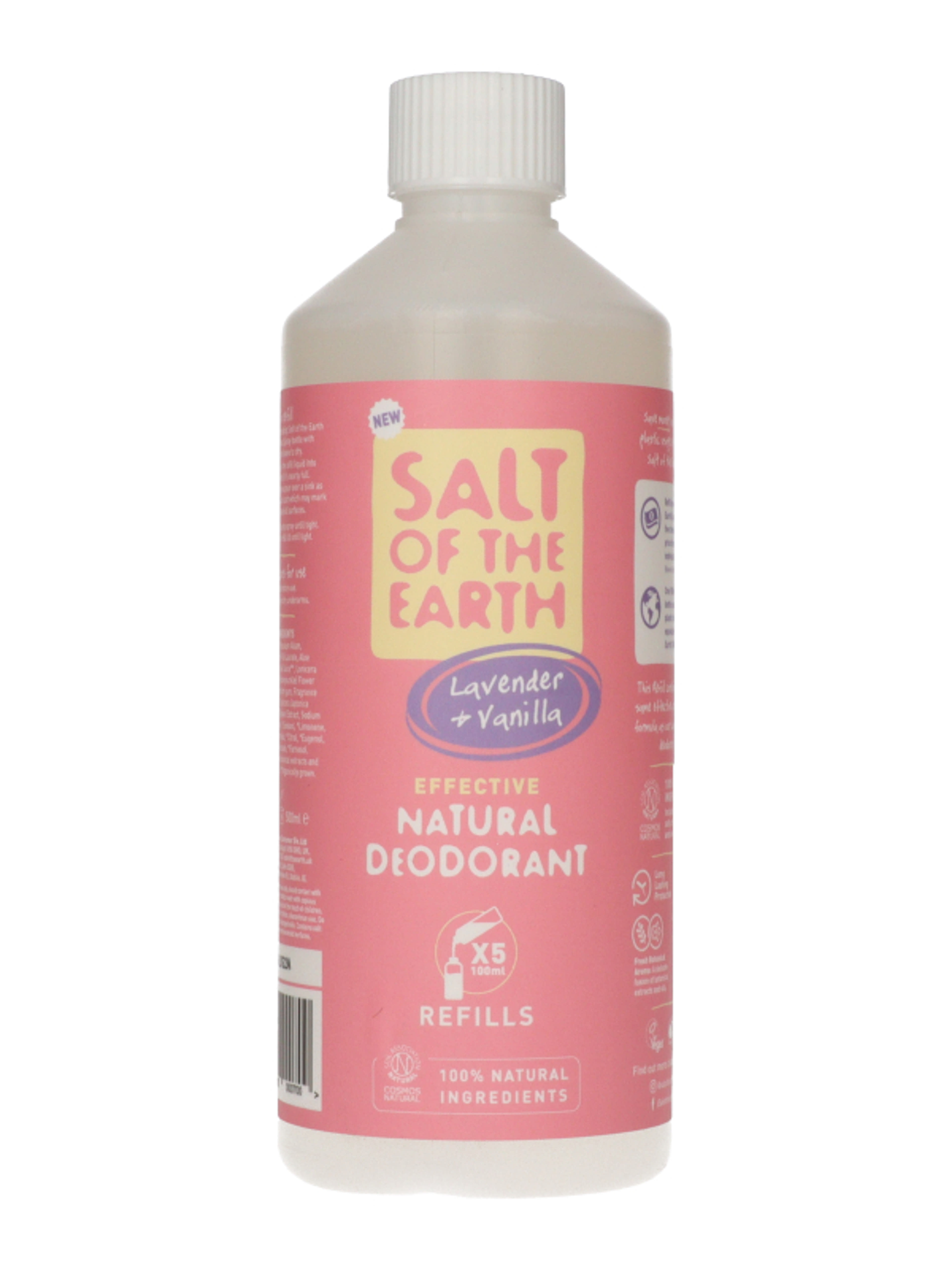 Salt Of The Earth deo spray utántöltő levendula-vanília - 500 ml