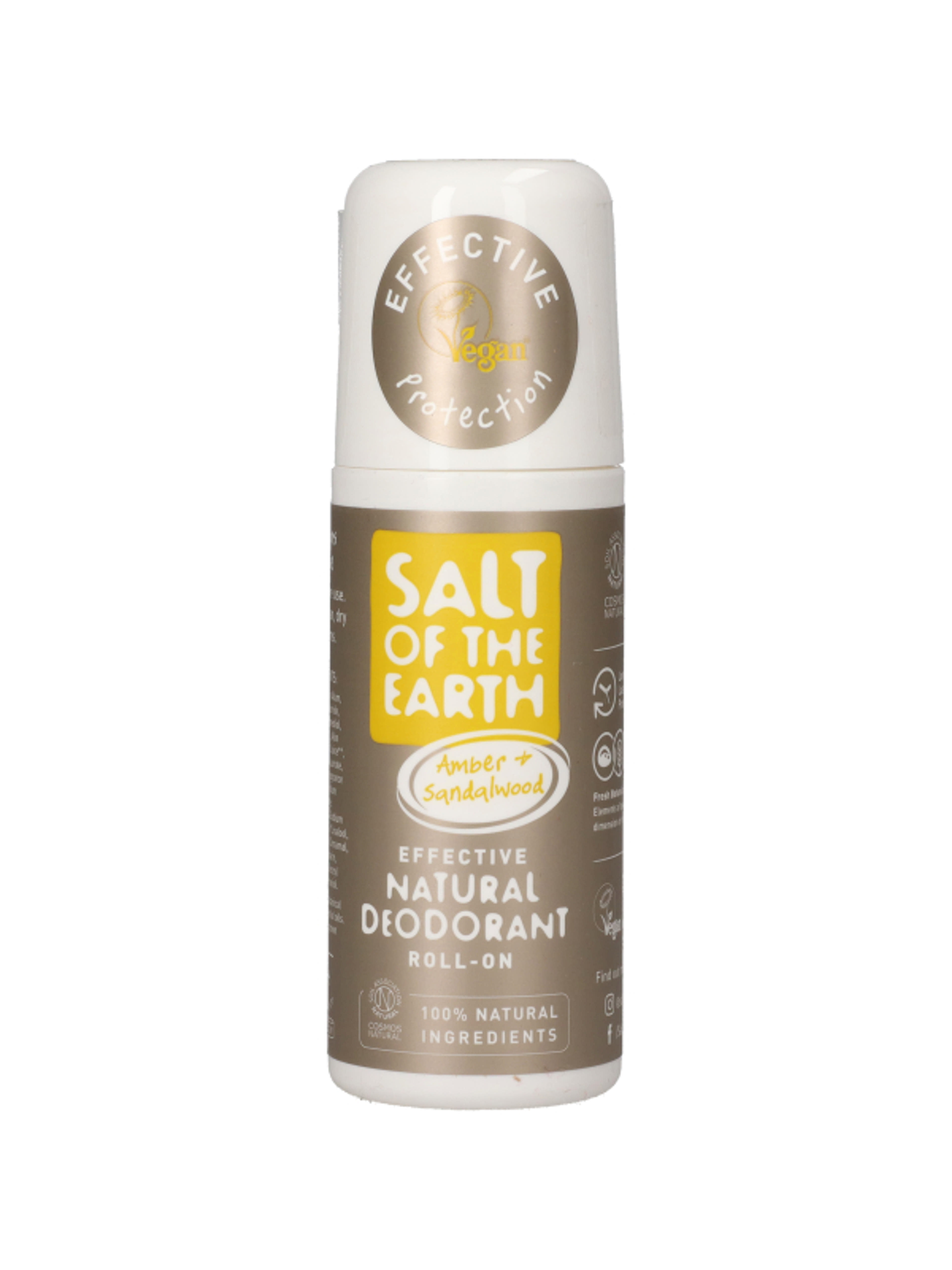 Salt Of The Earth golyós dezodor, szantálfa&borostyán - 75 ml