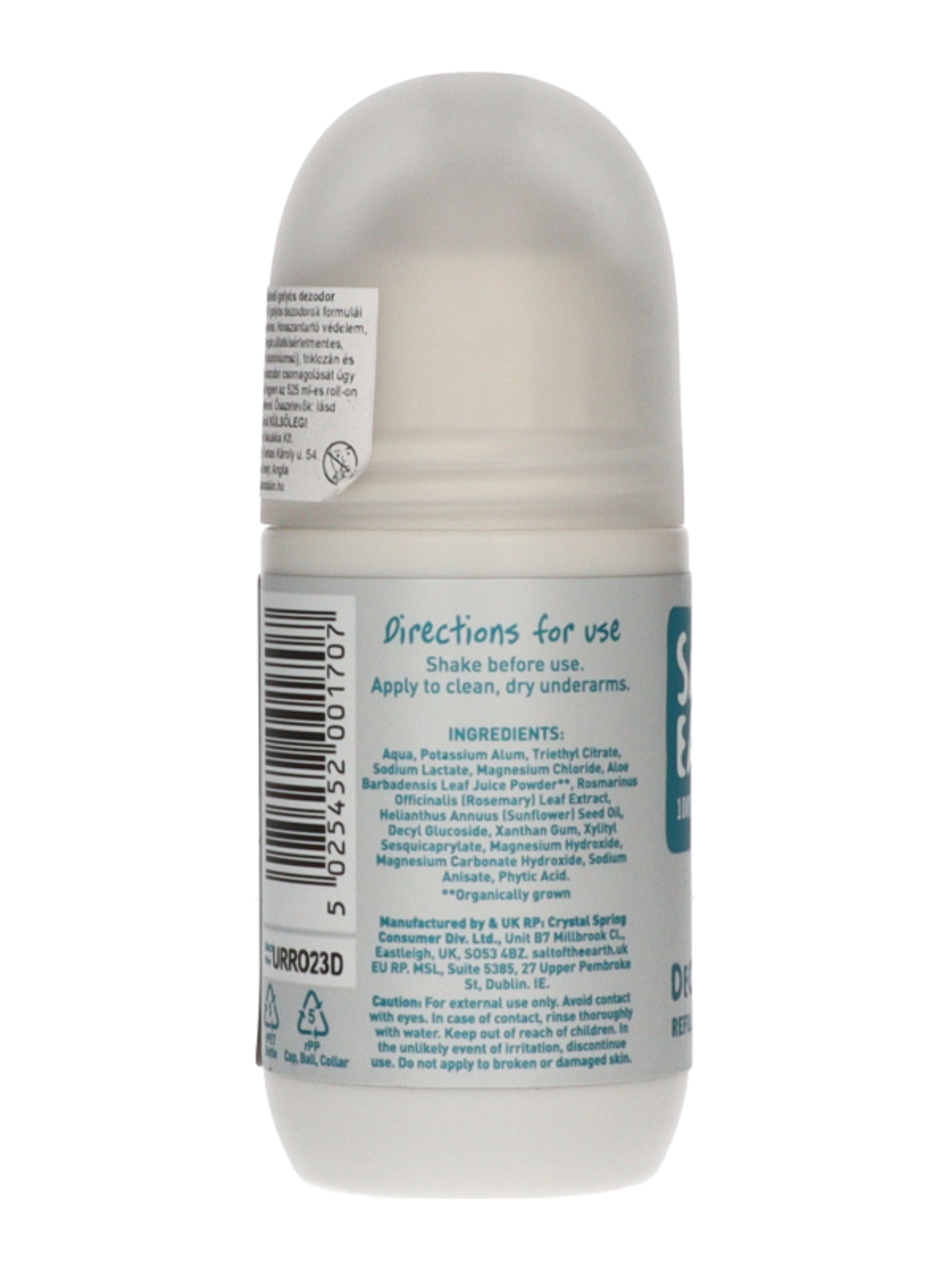 Salt of the Earth újratölthető golyós dezodor, illatmentes - 75 ml-3