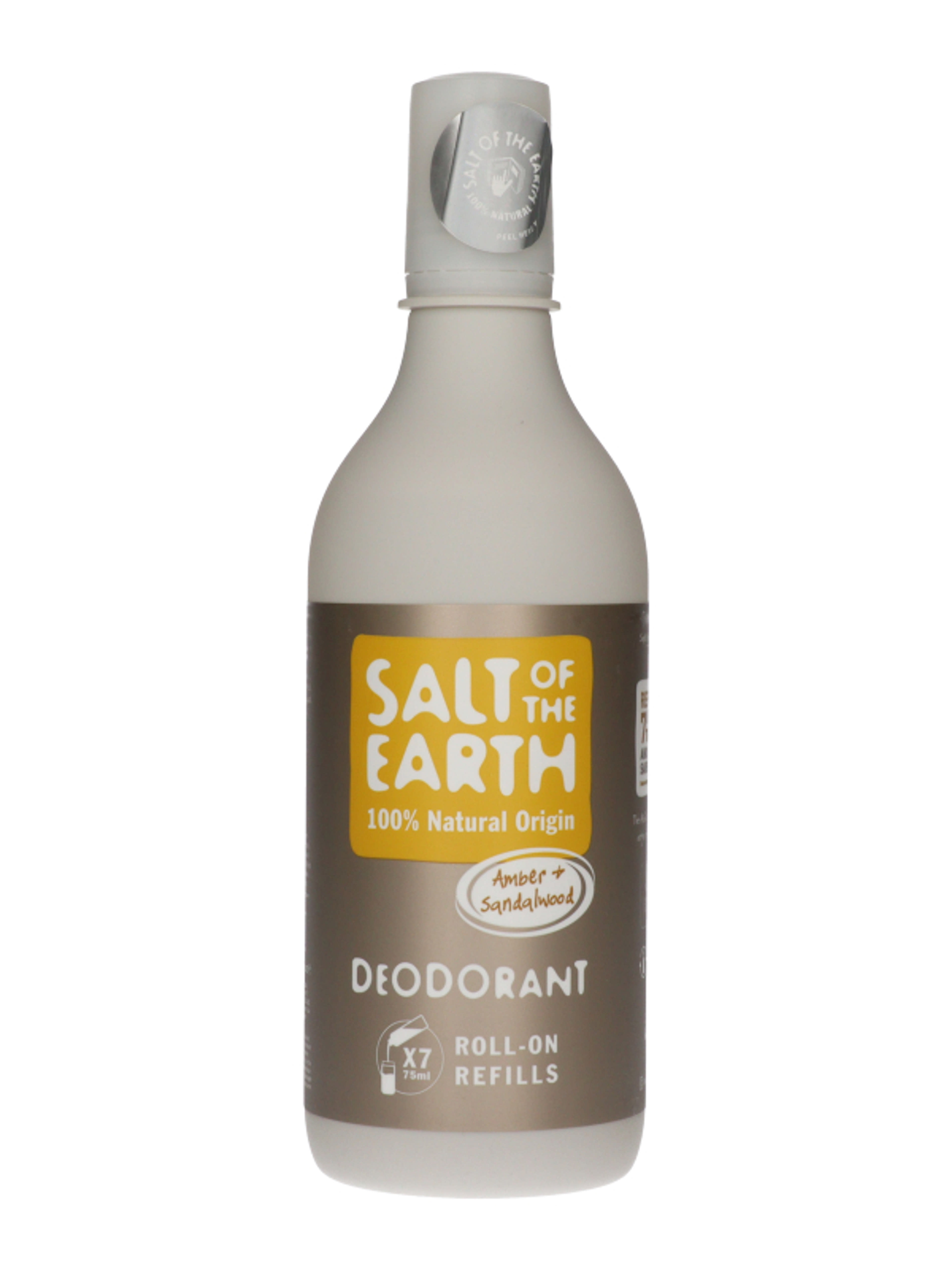 Salt Of The Earth golyós dezodor utántöltő borostány-szantálfa - 525 ml