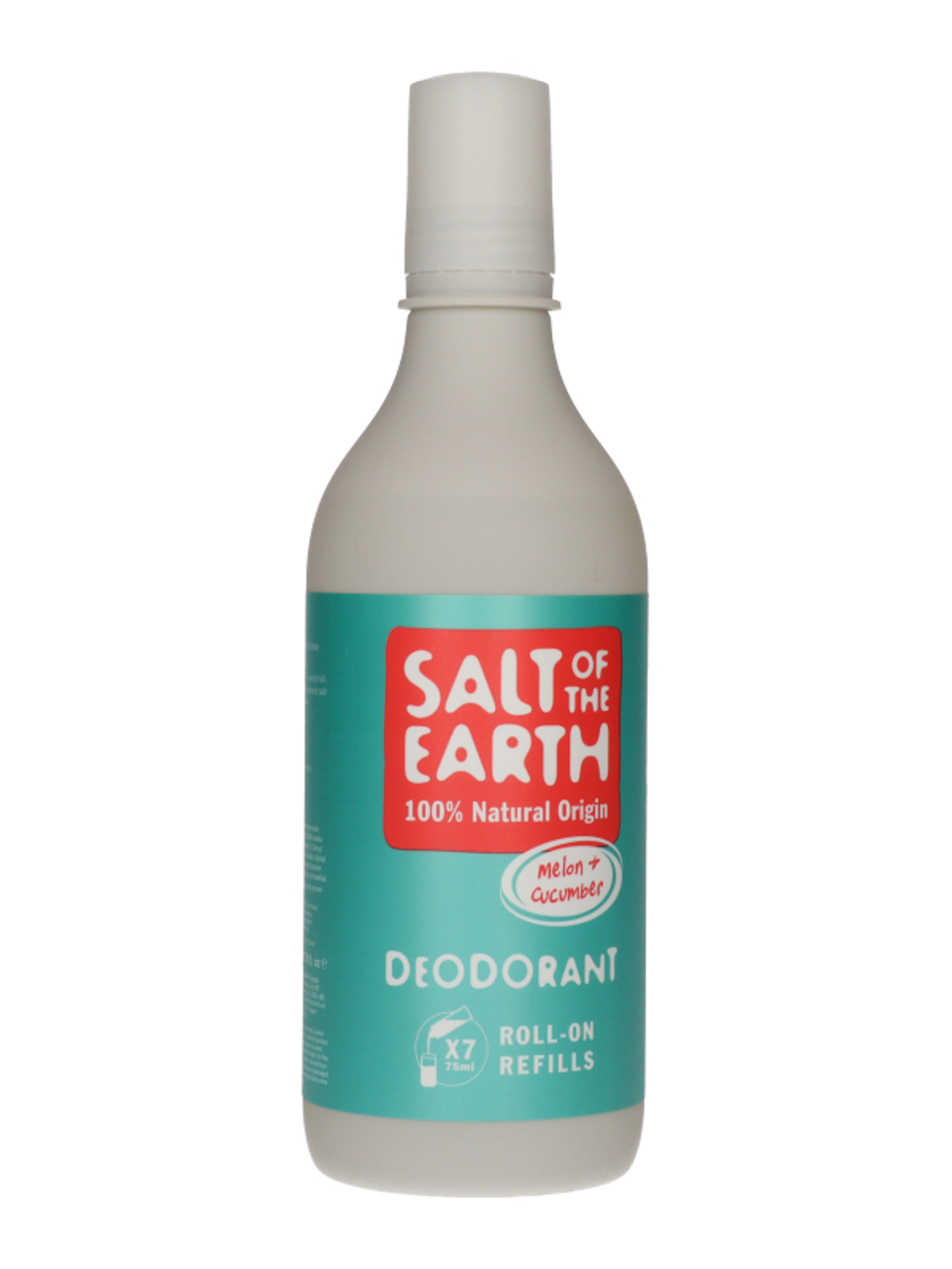 Salt Of The Earth golyós dezodor utántöltő dinnye-uborka - 525 ml