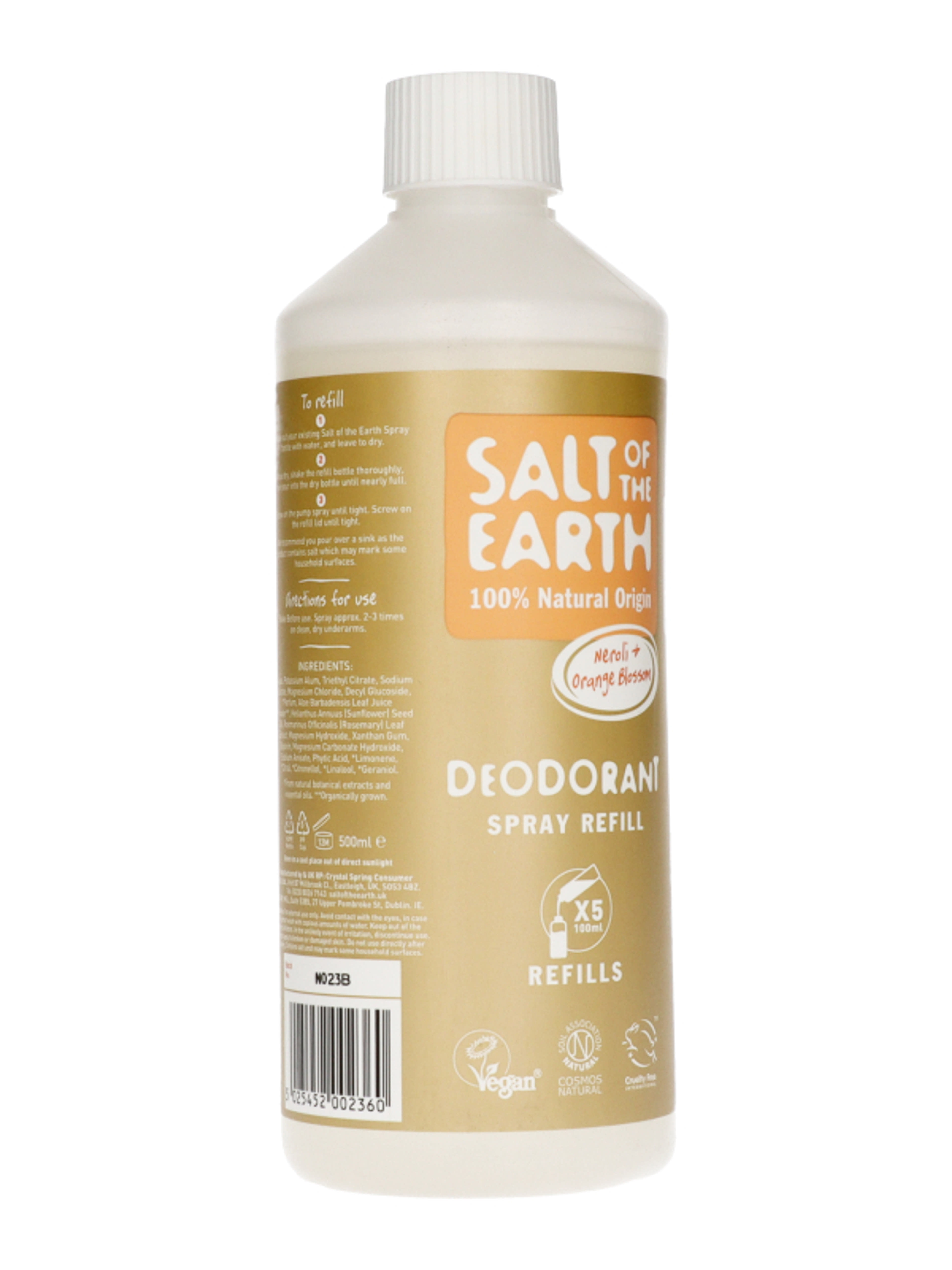 Salt of The Earth dezodor spray utántöltő neroli és narancs illattal - 525 ml-3