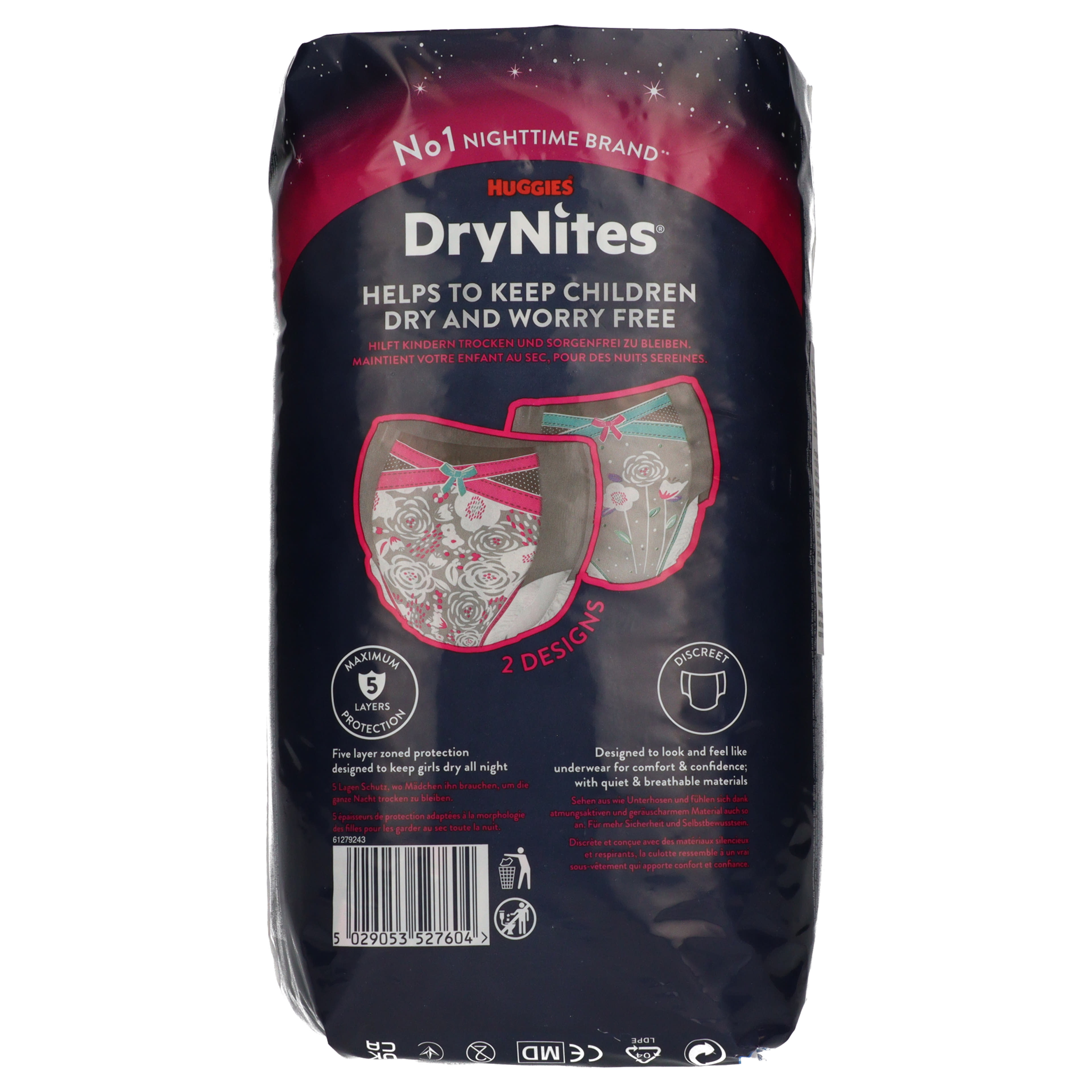 DryNites Teen 8-15 év 27-57 kg éjszakai pelenka - 9 db-3