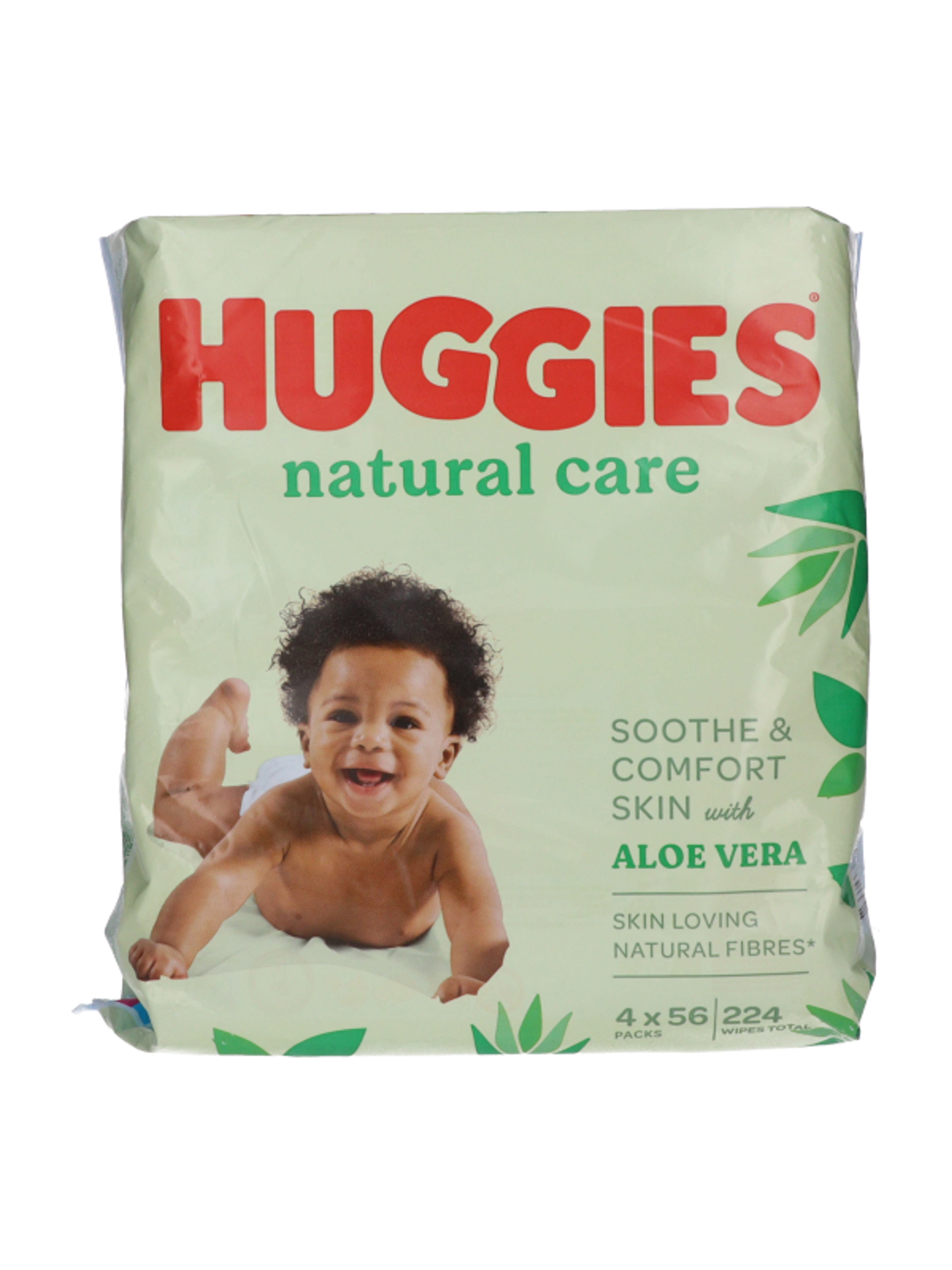 Huggies Natural Care törlőkendő 4x56 db - 224 g-4