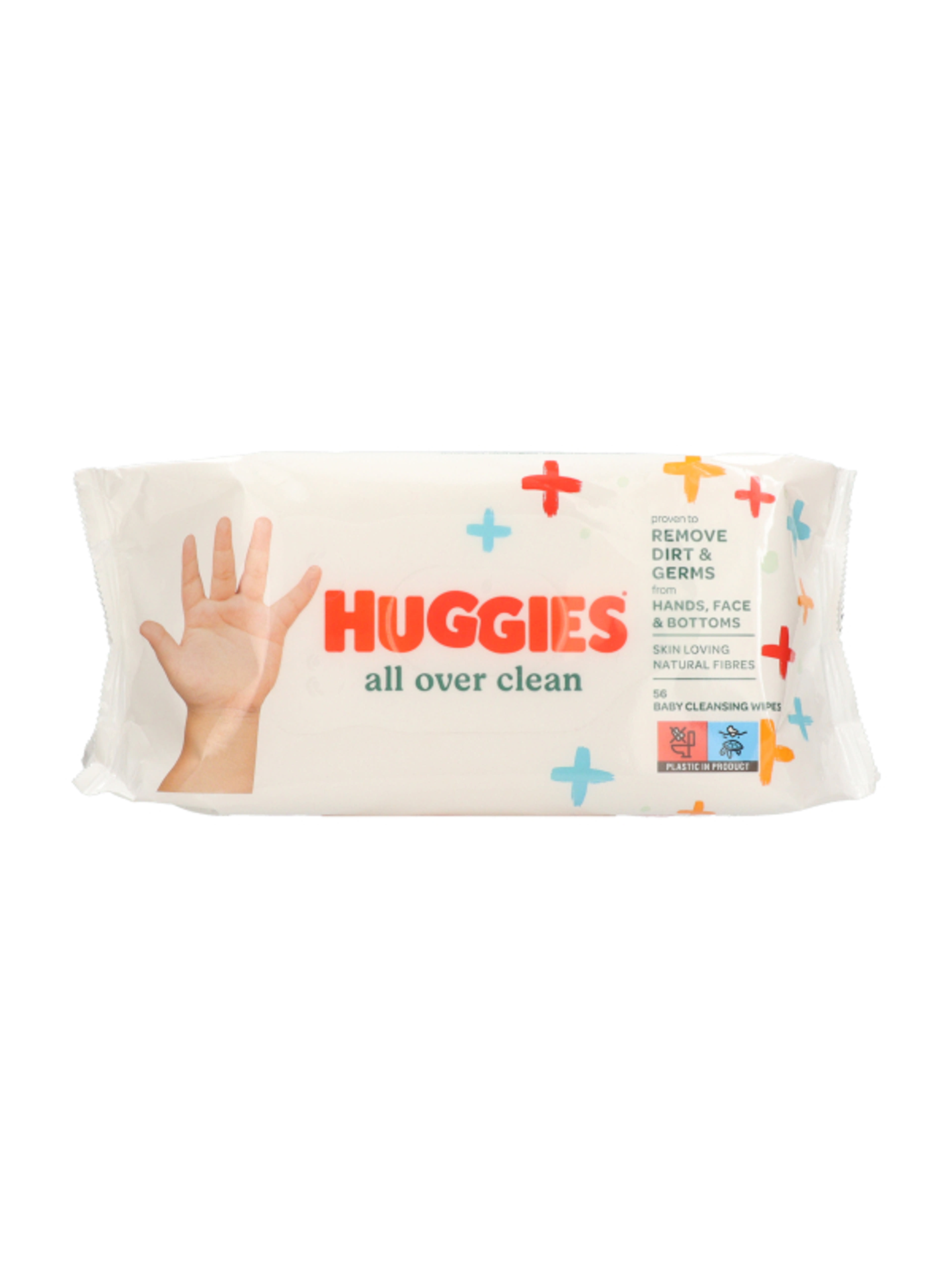 Huggies All Over Clean nedves törlőkendő - 56 db-4