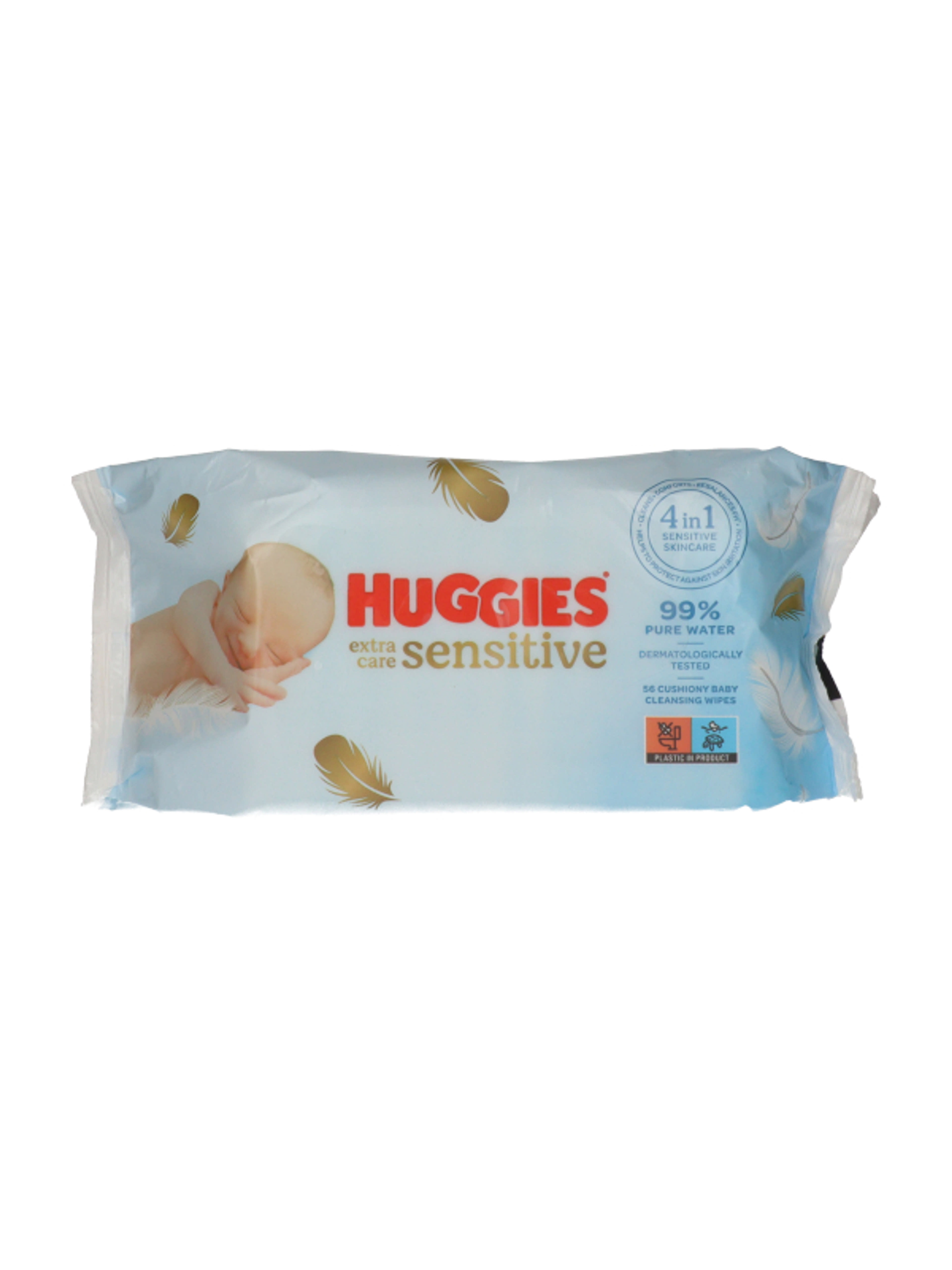 Huggies Extra Care Sensitive törlőkendő - 56 db-2
