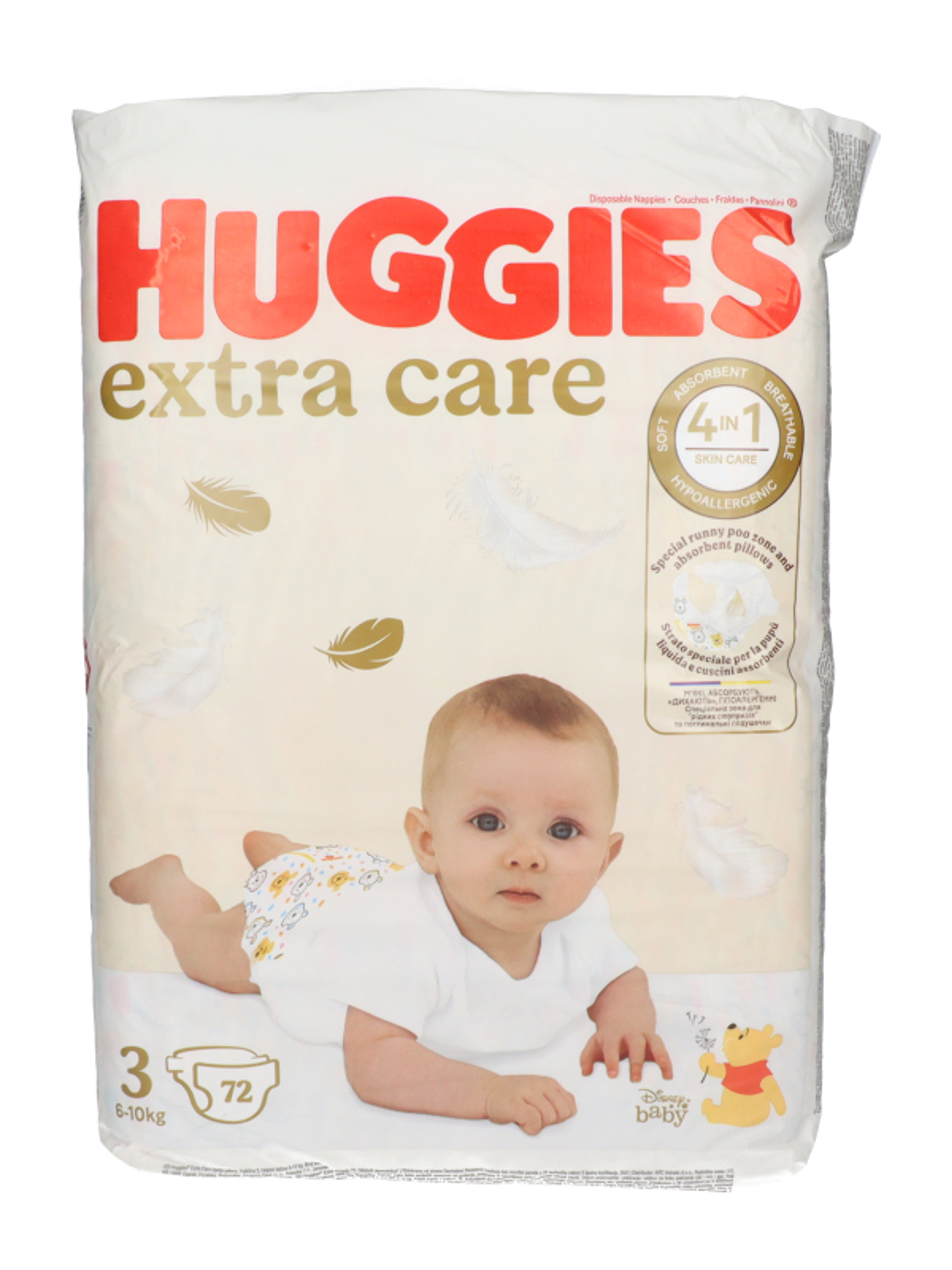 Huggies Extra Care 3 nadrágpelenka 5-9 kg - 72 db