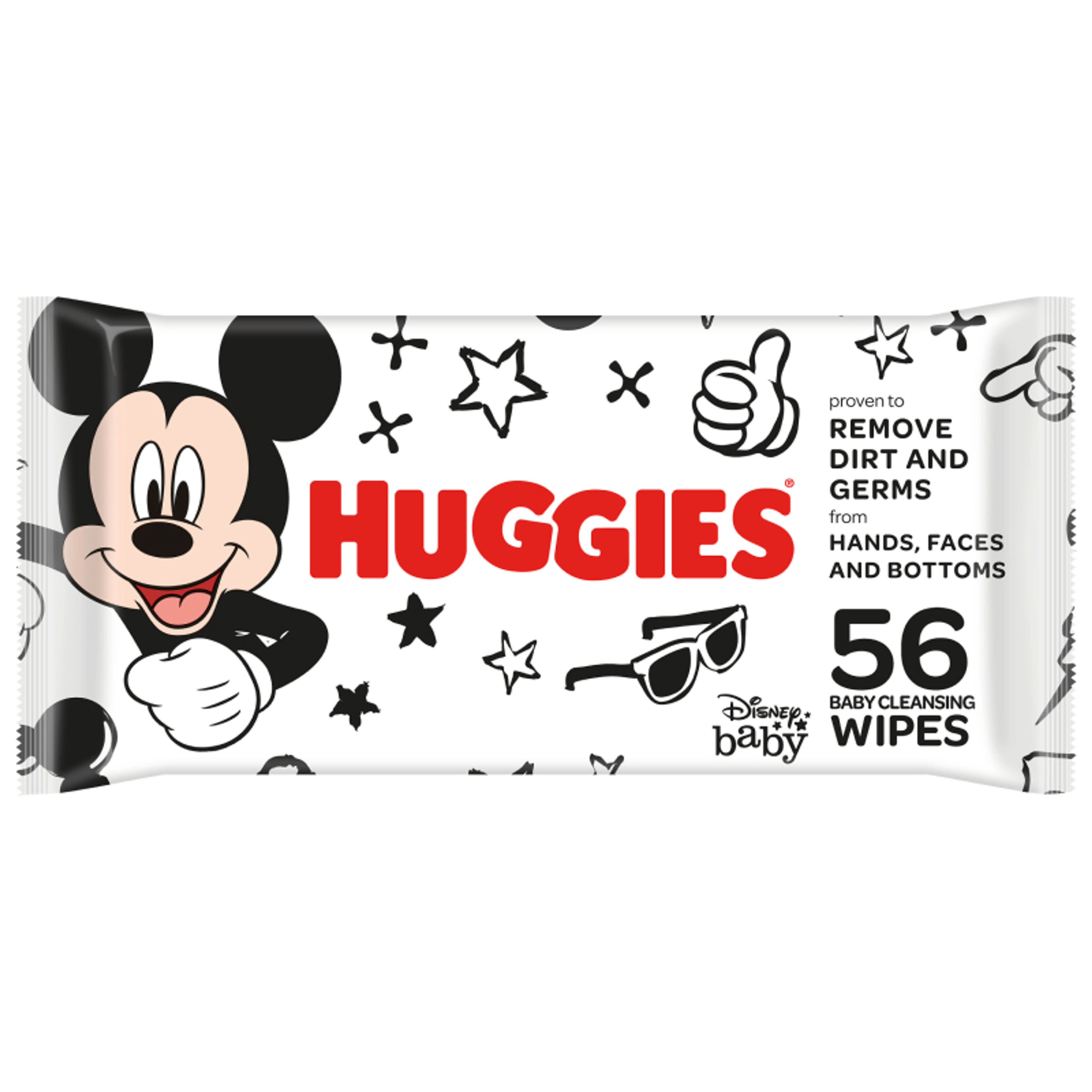 Huggies Mickey Mouse nedves törlőkendő - 56 db