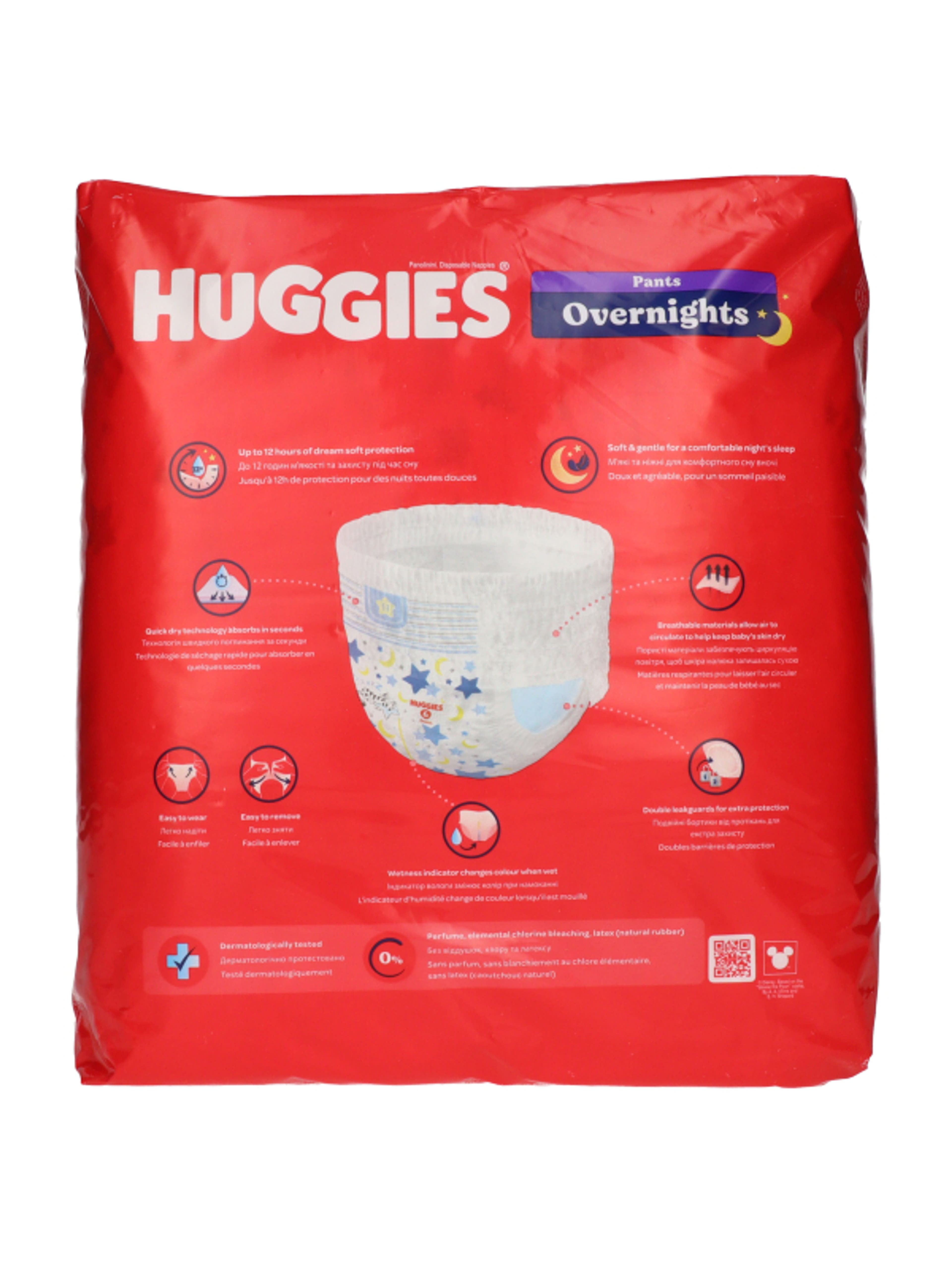 Huggies Pants Overnight 6 éjszakai bugyipelenka 15-26 kg - 22 db-3
