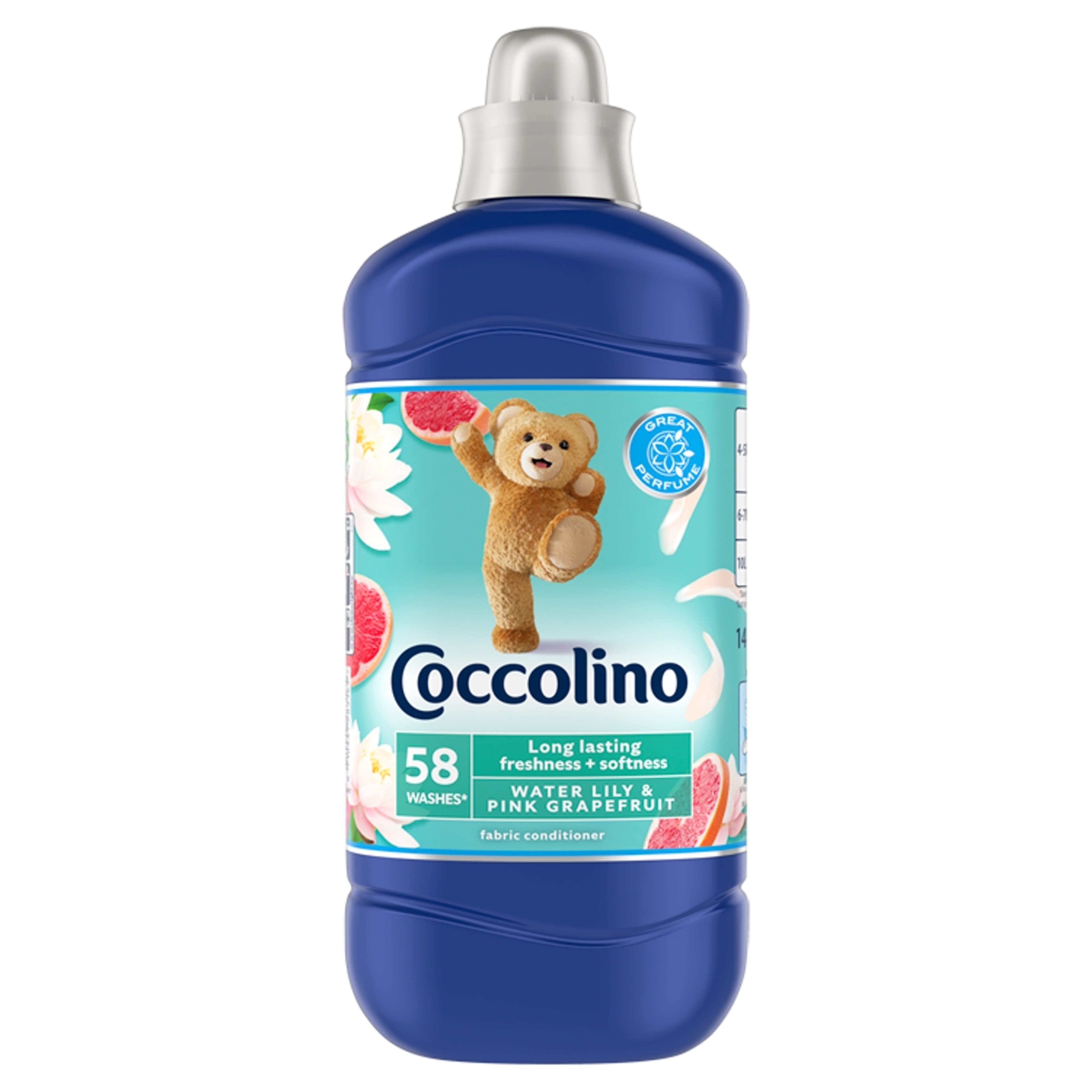 Coccolino Water Lily & Pink Grapefruit öblítőkoncentrátum, 58 mosás - 1450 ml-1