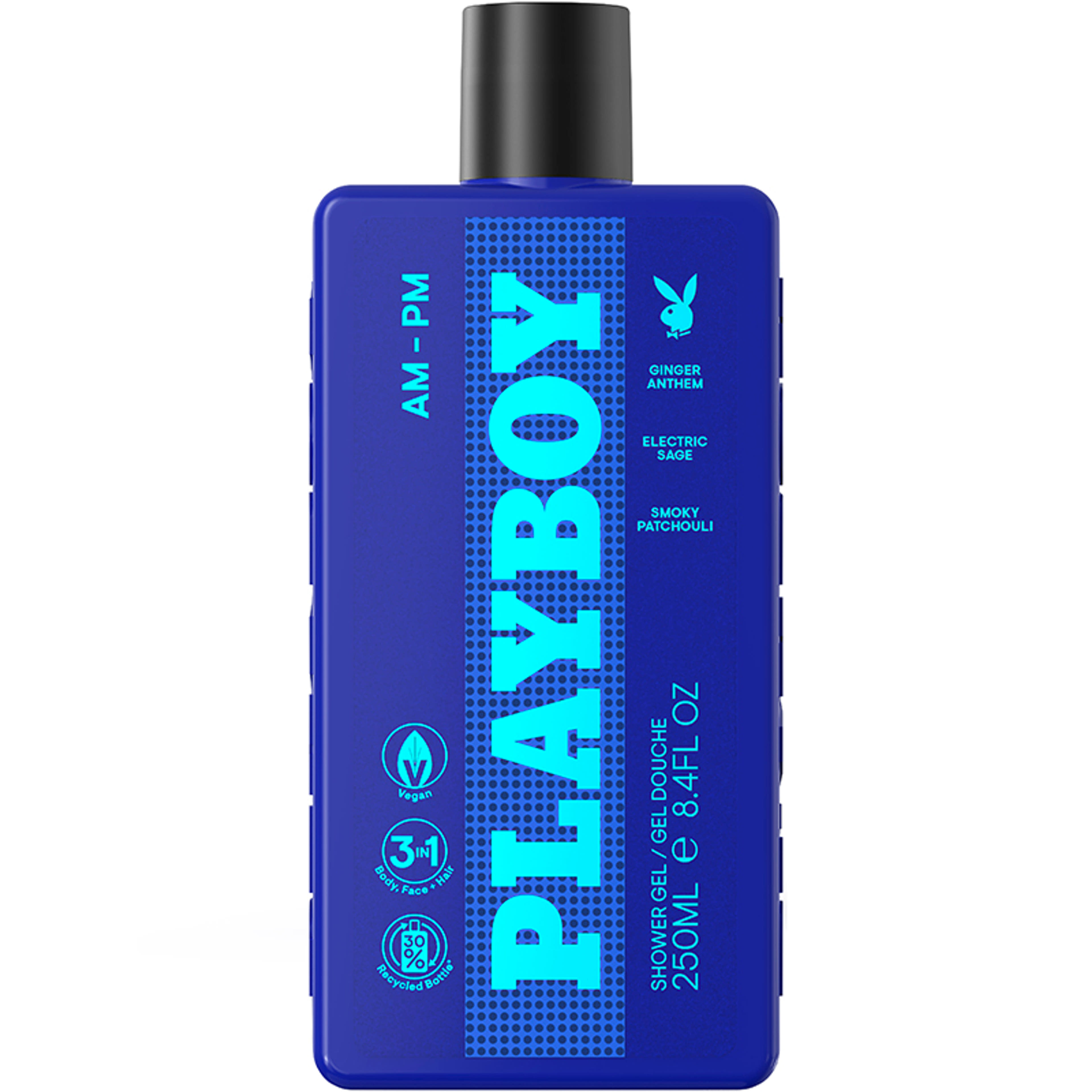 Playboy Am To Pm férfi tusfürdő - 250 ml