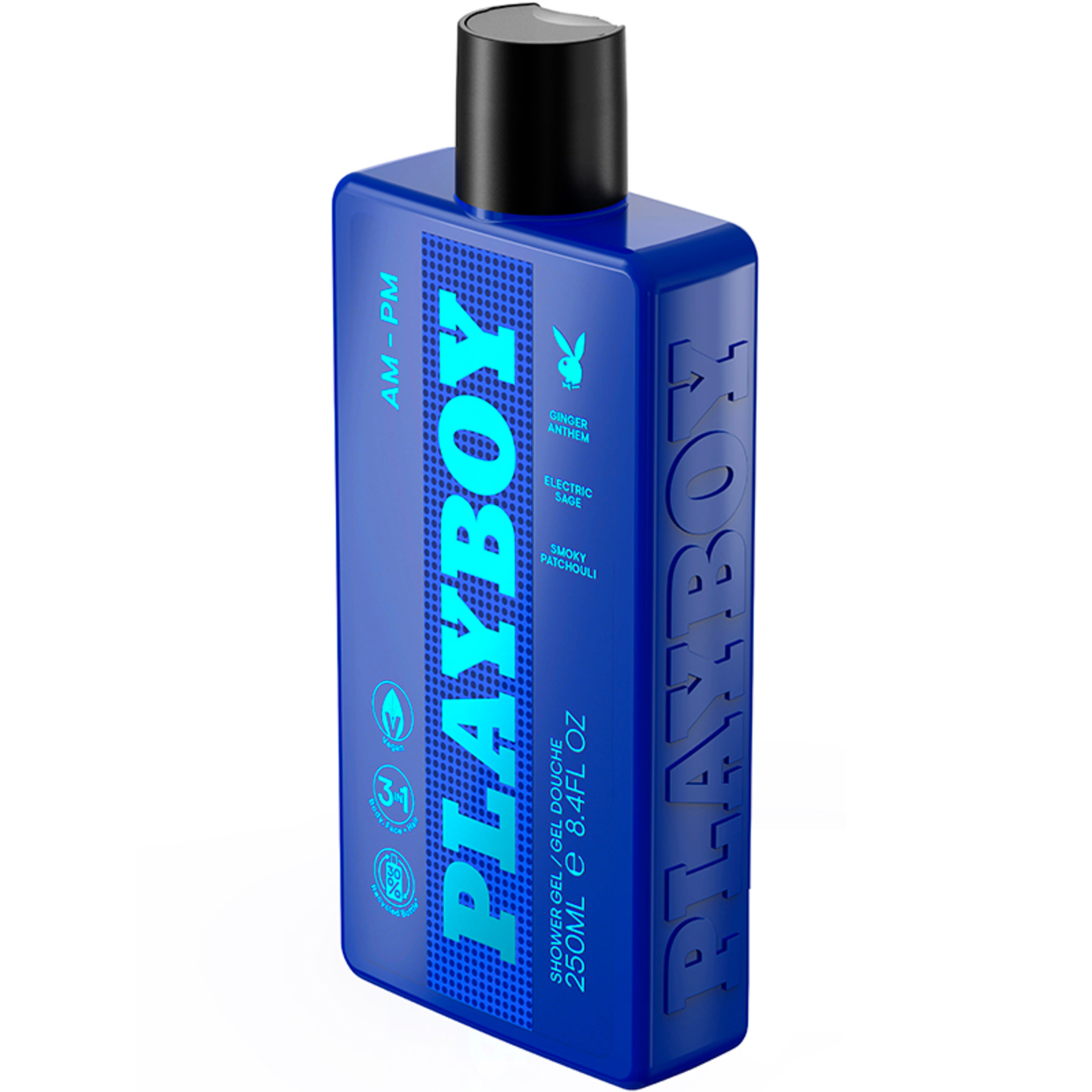Playboy Am To Pm férfi tusfürdő - 250 ml-3