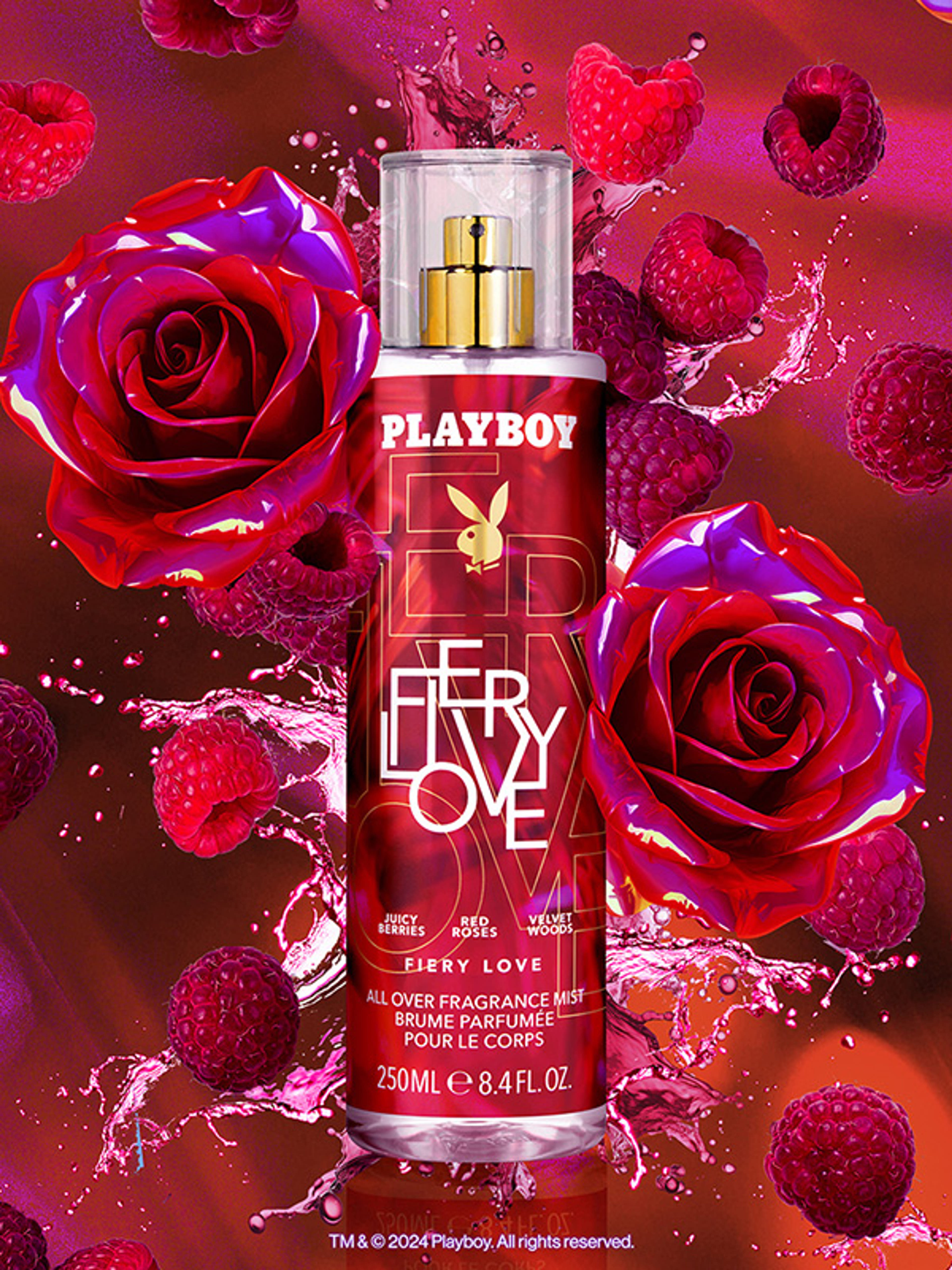 Playboy Fiery Love body mist - 250 ml-2