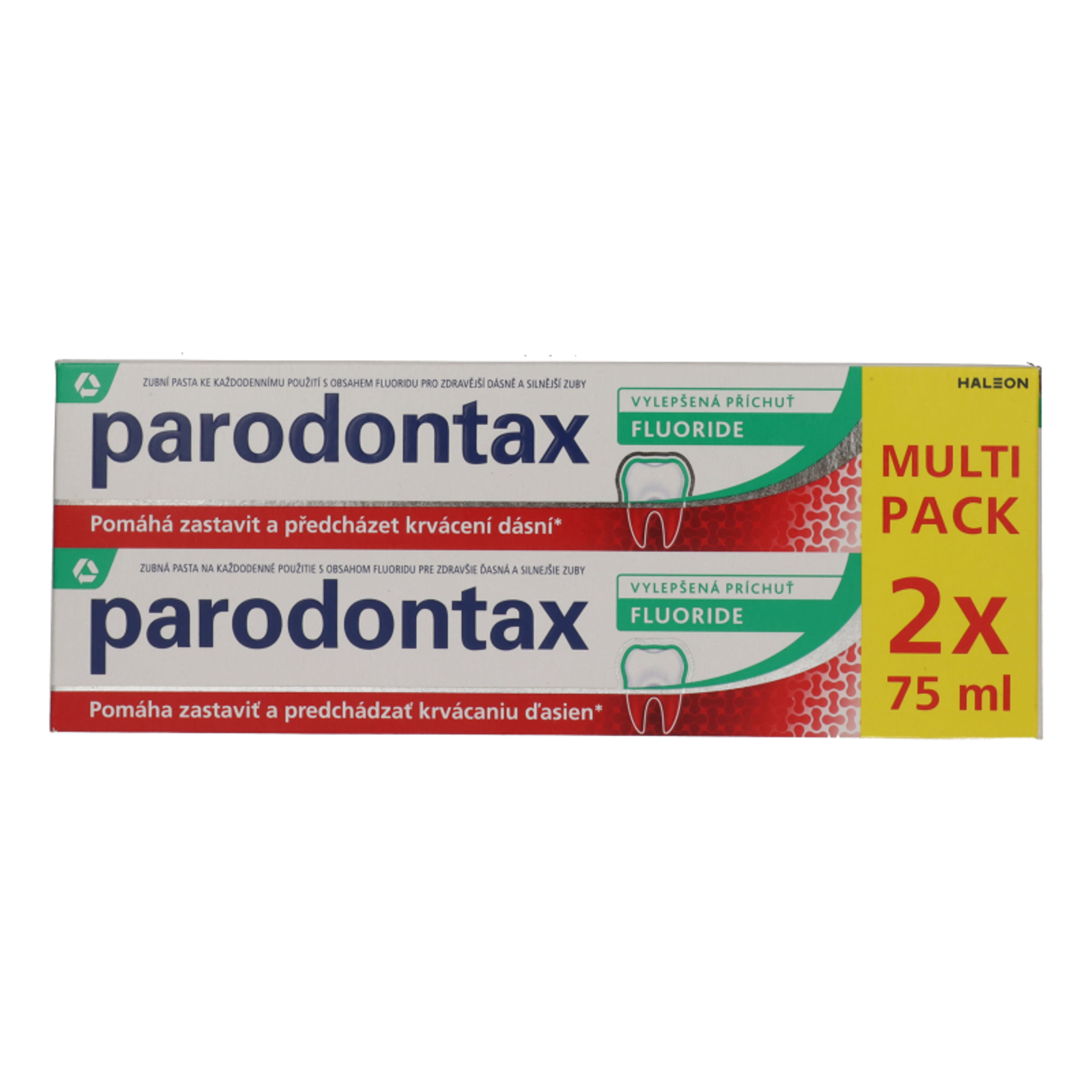 Parodontax Fluoride fogkrém duopack 2 x 75 ml - 150 ml-4