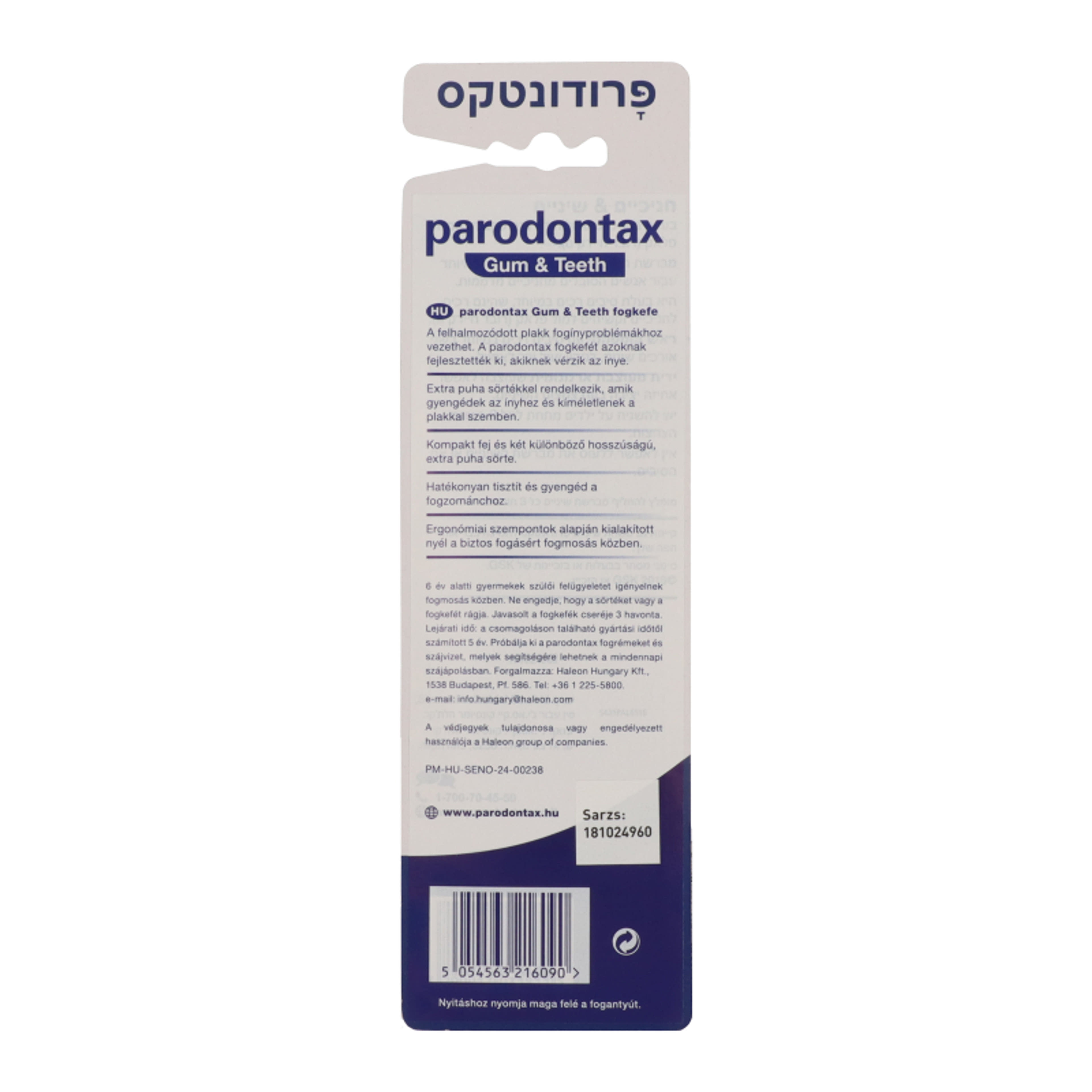 Parodontax Gum&Teeth Extra Soft fogkefe duo - 2 db-2
