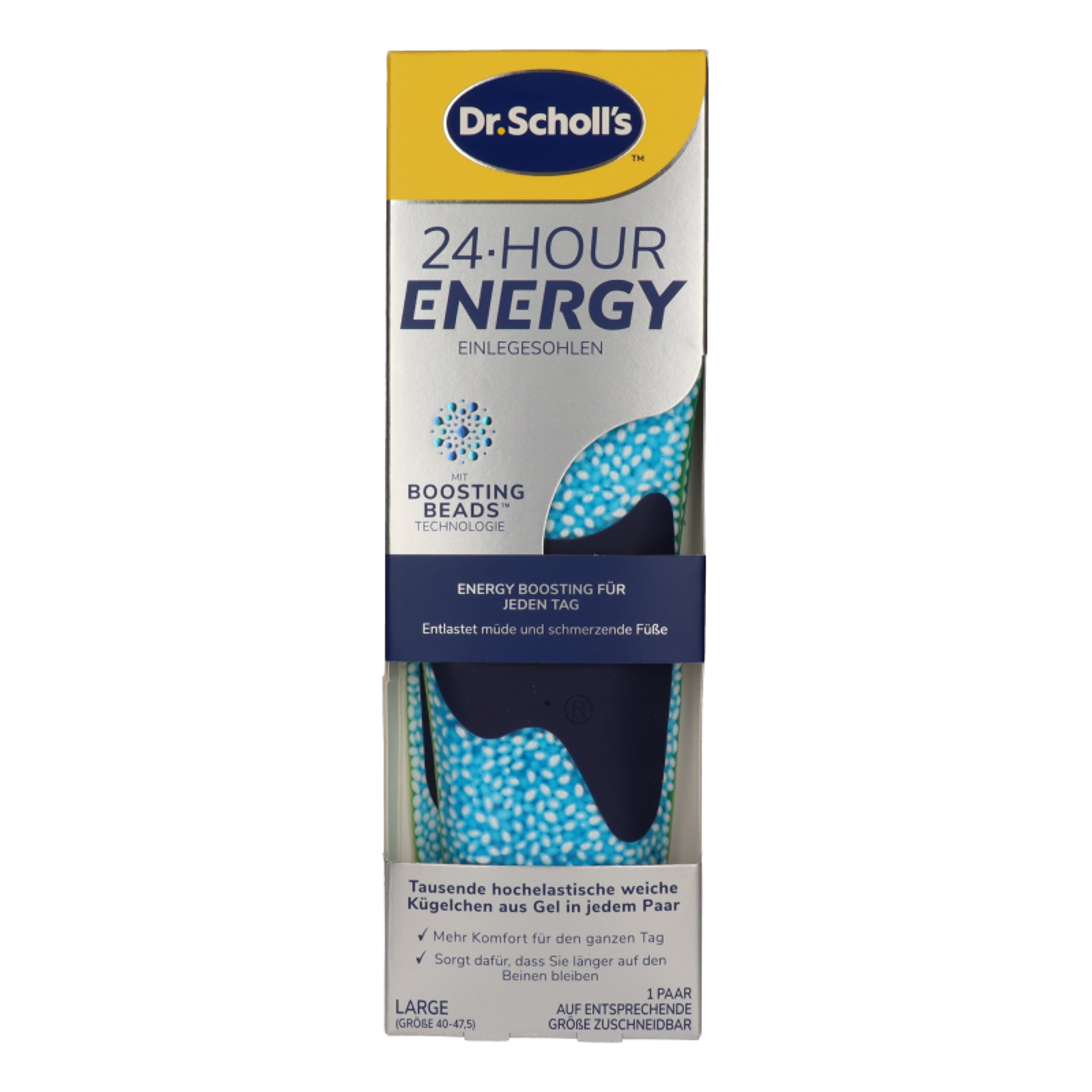 Dr Scholl 24H Energy talpbetét 1 pár, 40-47,5  - 2 db
