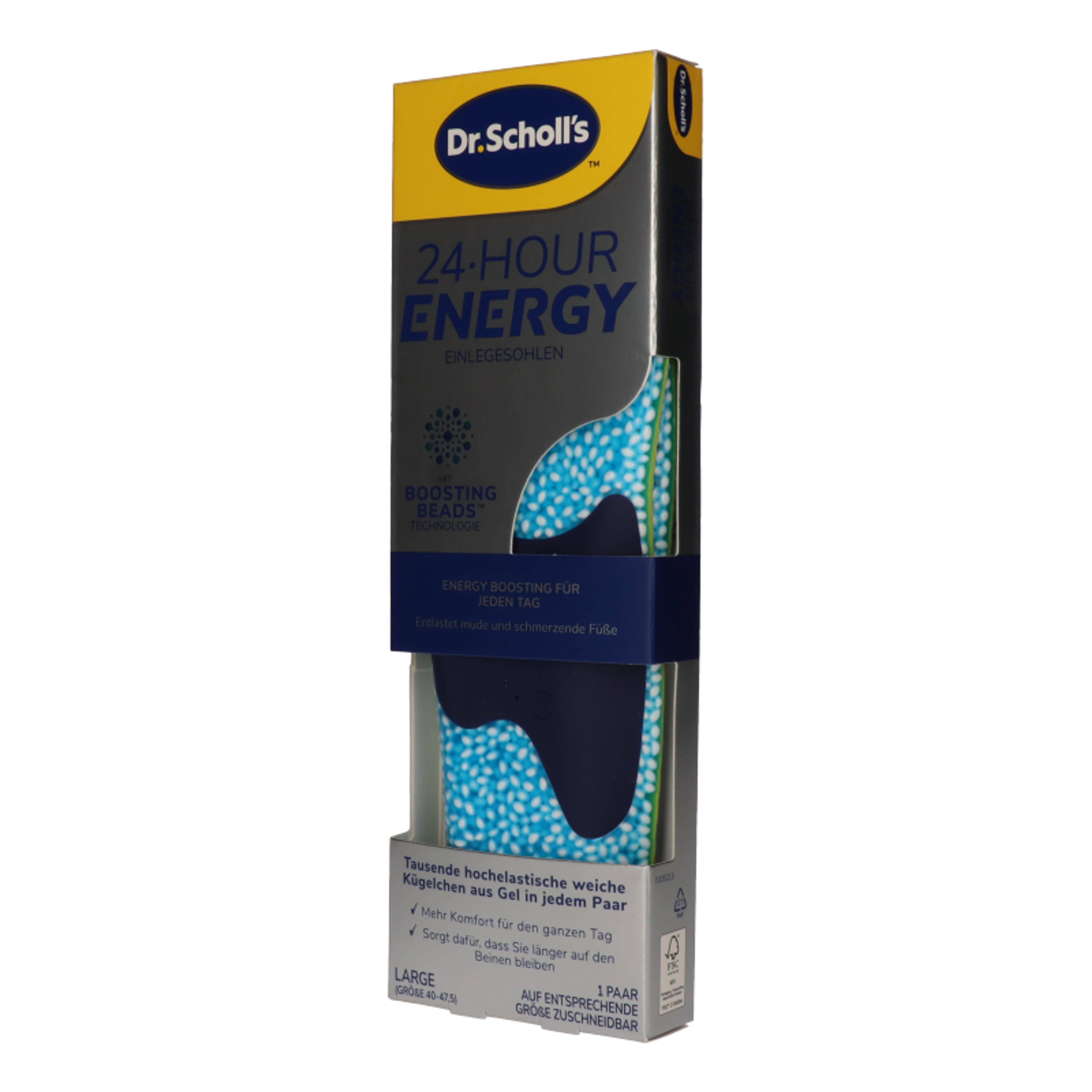 Dr Scholl 24H Energy talpbetét 1 pár, 40-47,5  - 2 db-2