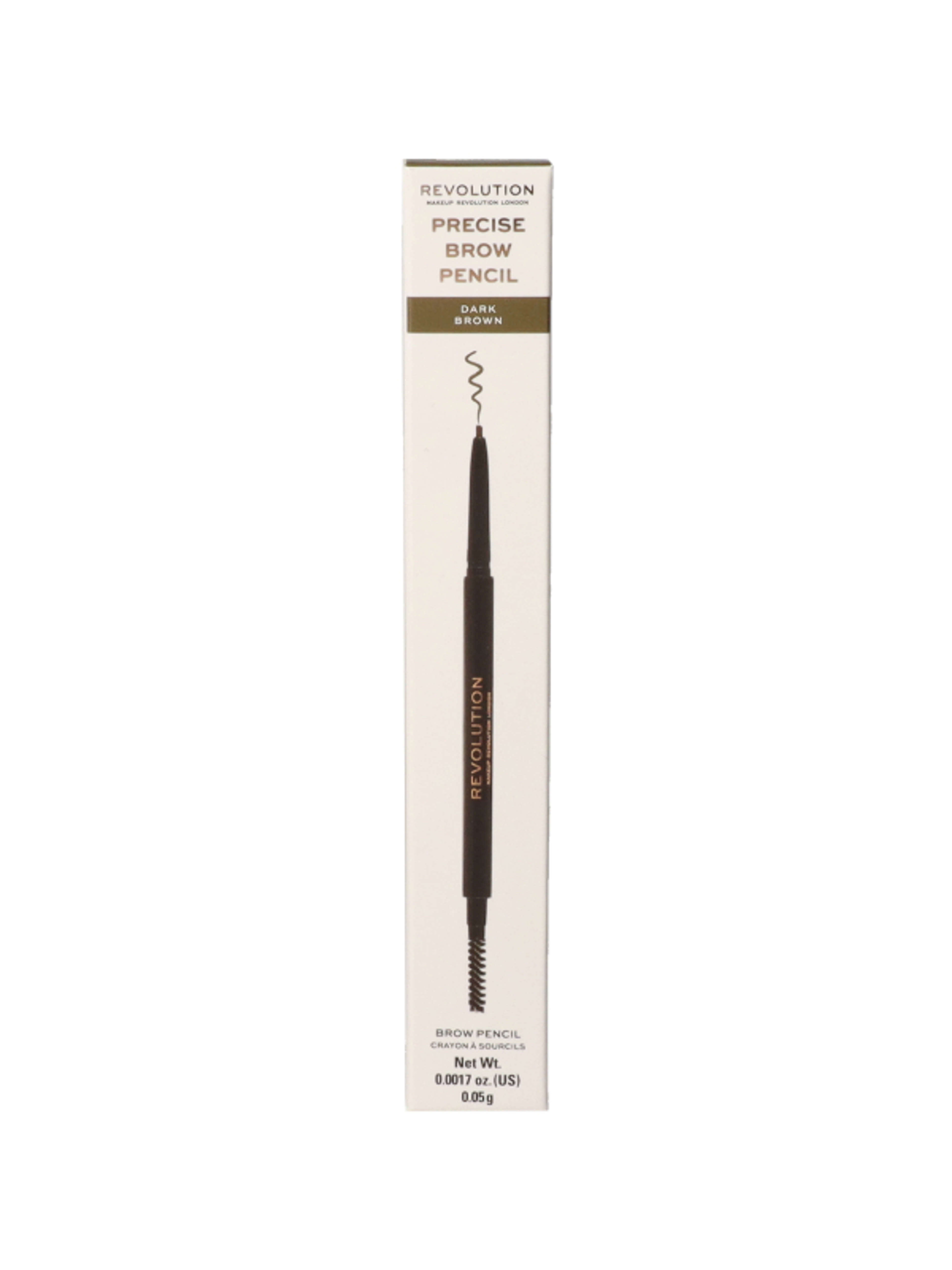 Revolution Precise Brow szemceruza /dark brown - 1 db-1