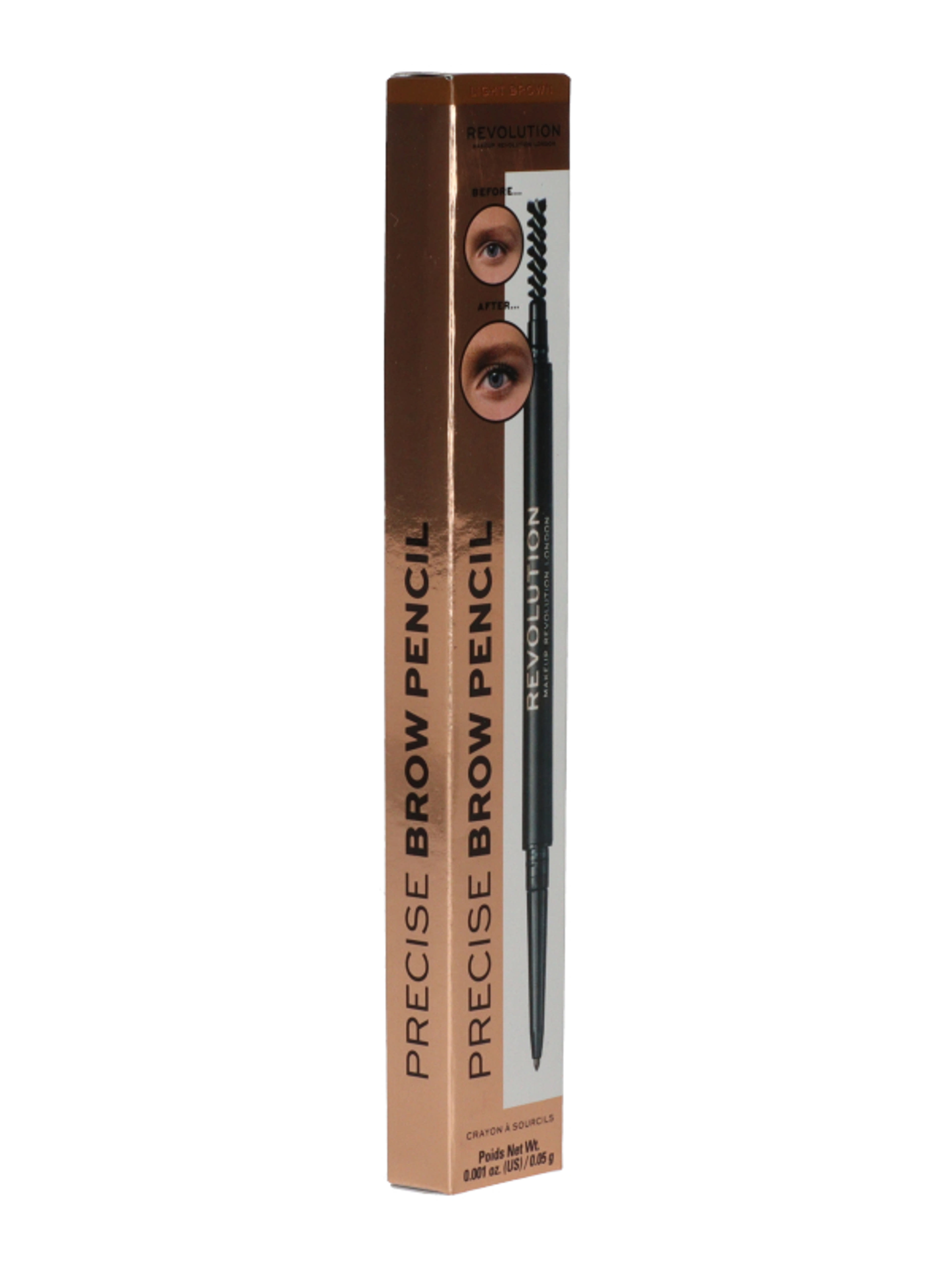 Revolution Precise Brow szemöldökceruza /barna - 1 db-2