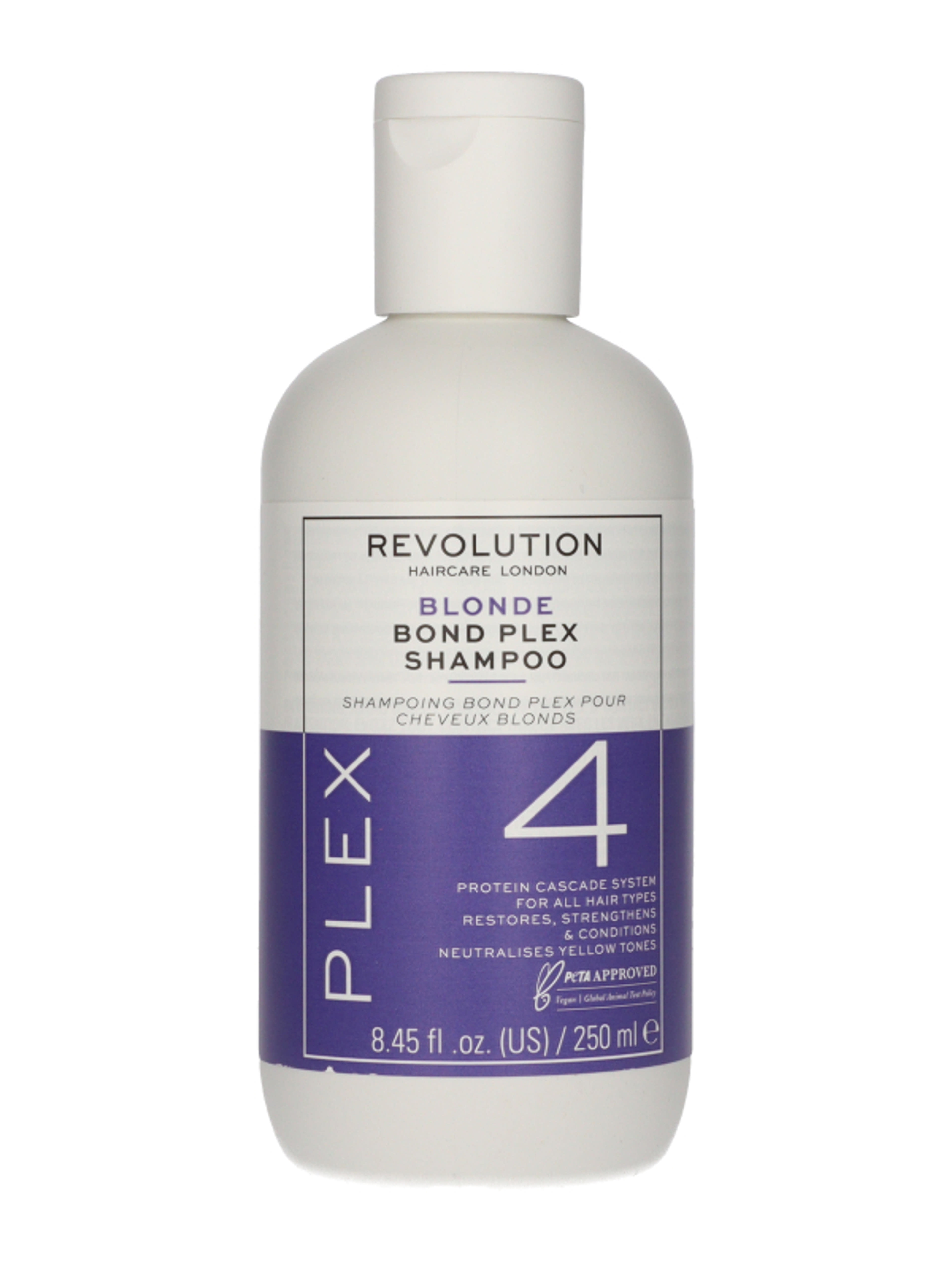 Revolution Haircare Plex 3 hajkötés helyreállító sampon szőke hajra - 250 ml
