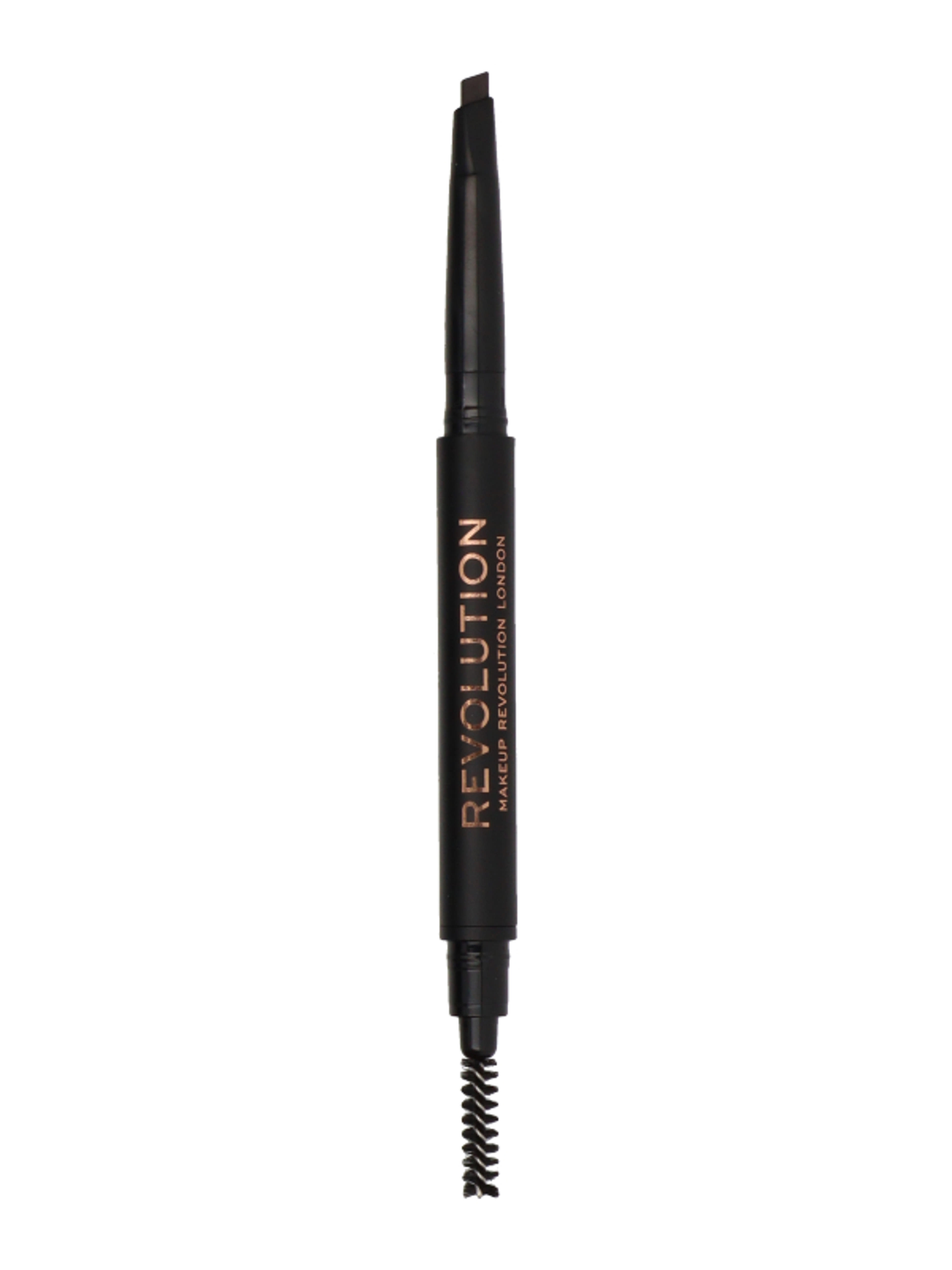 Revolution Brow Definer duo szemöldökceruza /sötét barna - 1 db-3